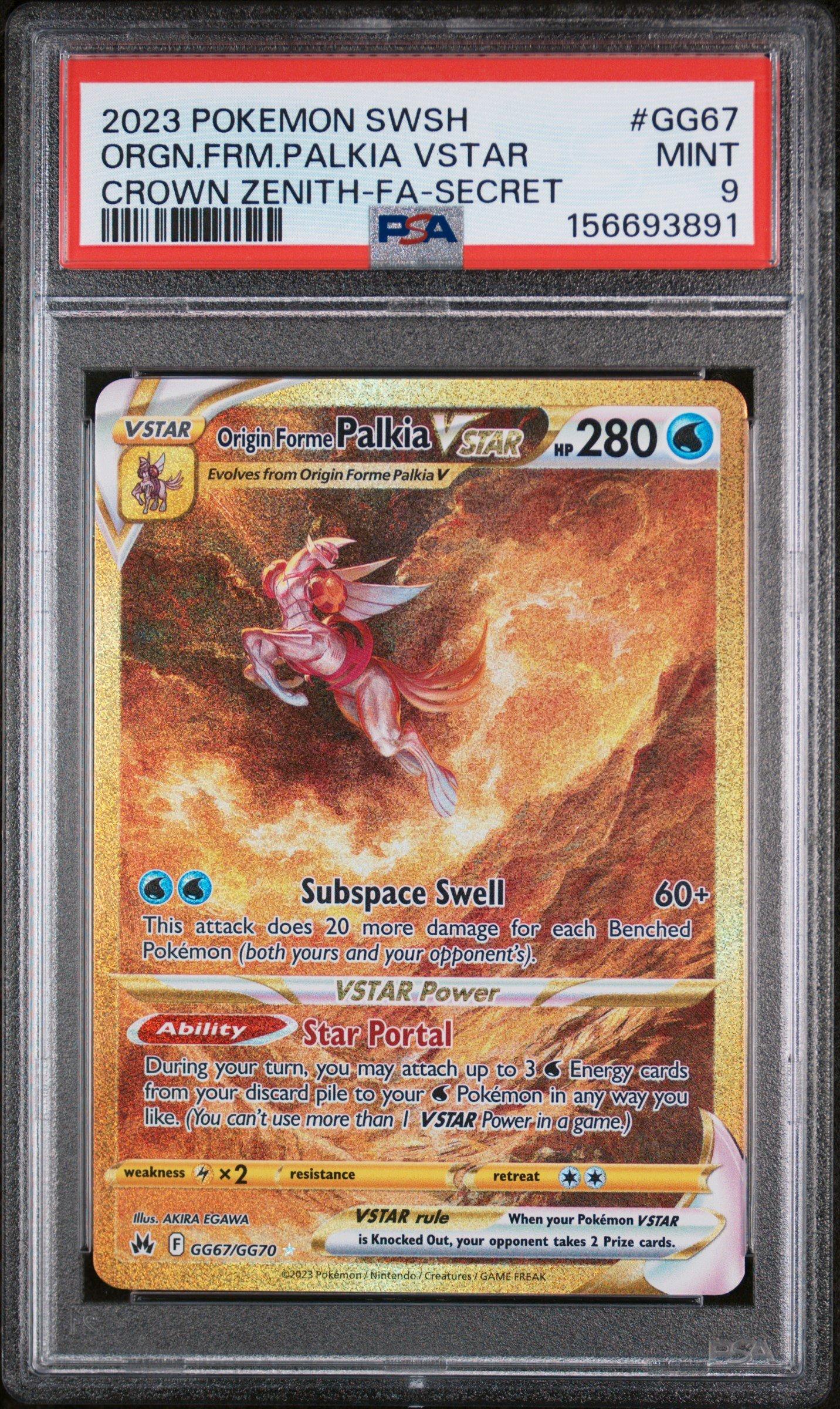 2023 Pokemon Sword And Shield Crown Zenith Gg67 Full Art/origin