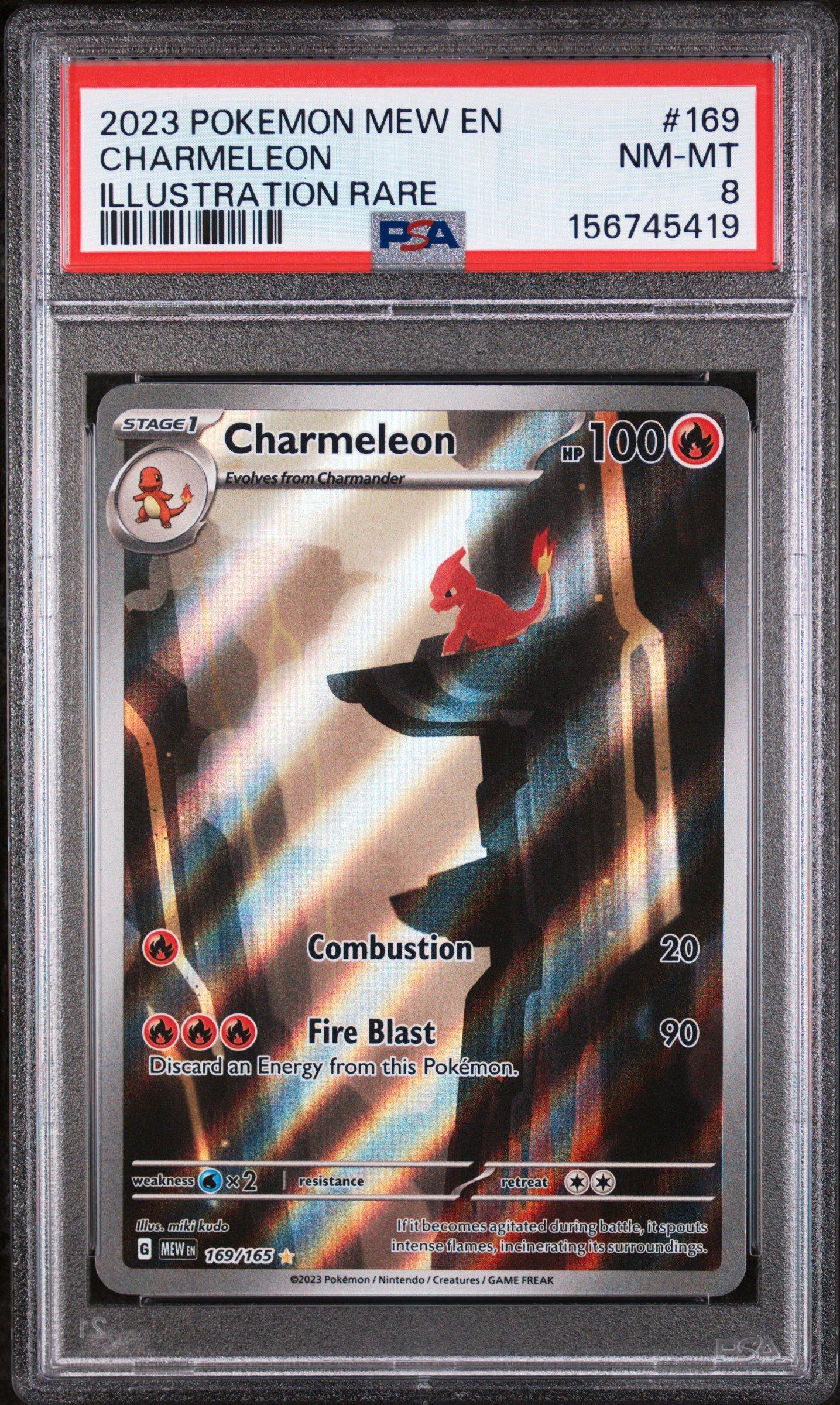 is charmeleon a rare pokemon card - 169/165 - Pokemon 151 - Illustration Art Charmeleon 110/91 Prices - PokeScreener