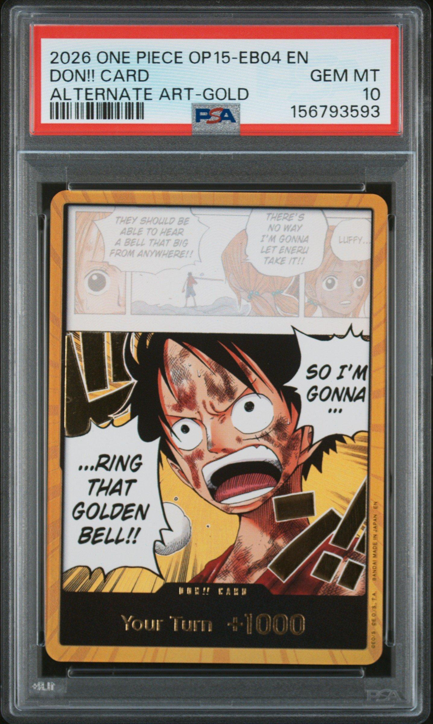 2026 One Piece Op15-eb04-adventure On Kami's Island Don!! Card