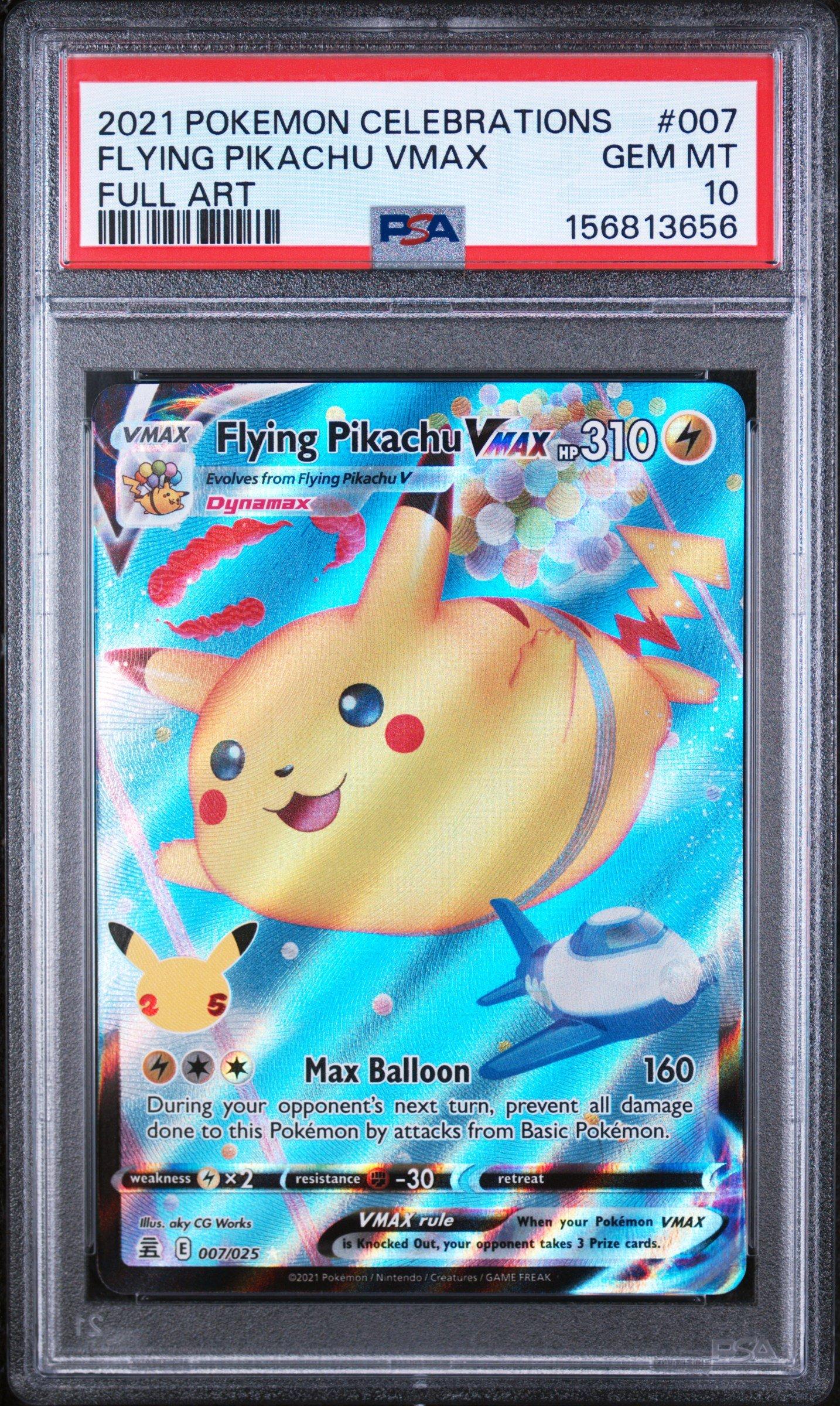 pokemon card 007 025 Pikachu 007/025 25th Anniversary PSA 10 Pokmon Japonais have for your premier collection. Flying Pikachu VMAX - 007/025