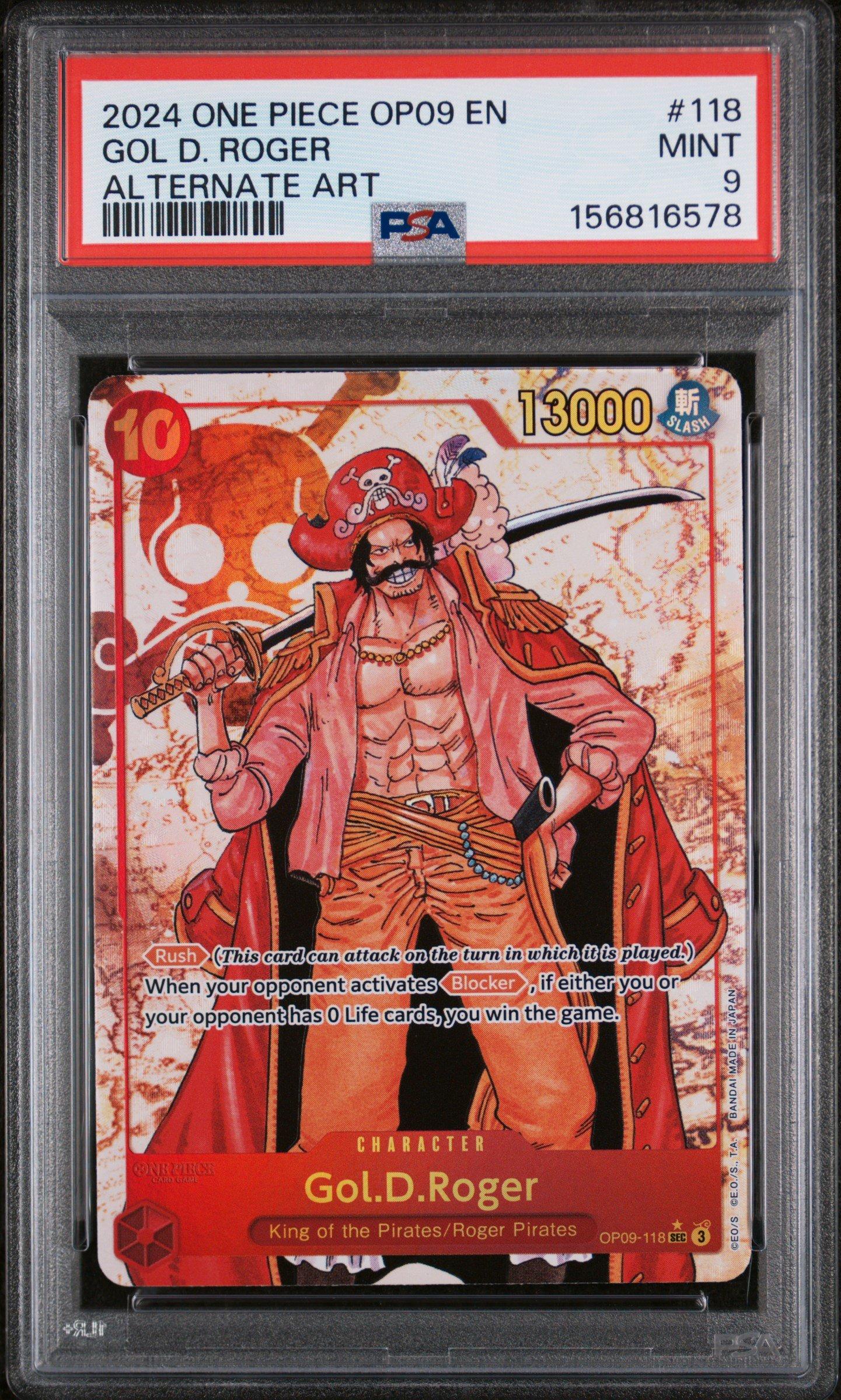 2024 ONE PIECE OP09 JP ゴールド・ロジャー 2024 One Piece Op09-emperors In The New World 118 Gol D. Roger