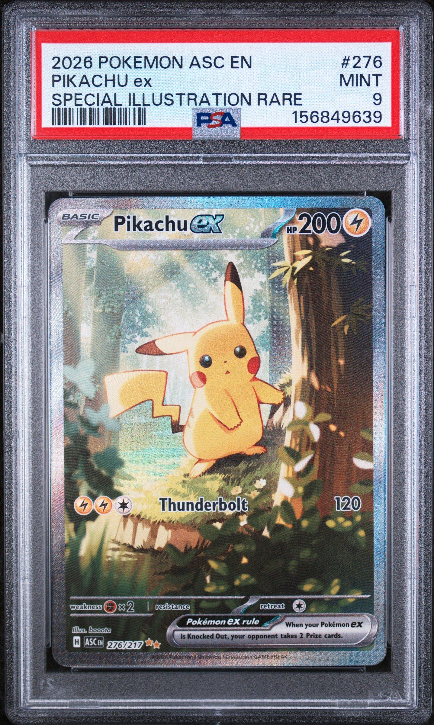 2026 Pokemon Asc En-ascended Heroes 276 Pikachu Ex Special