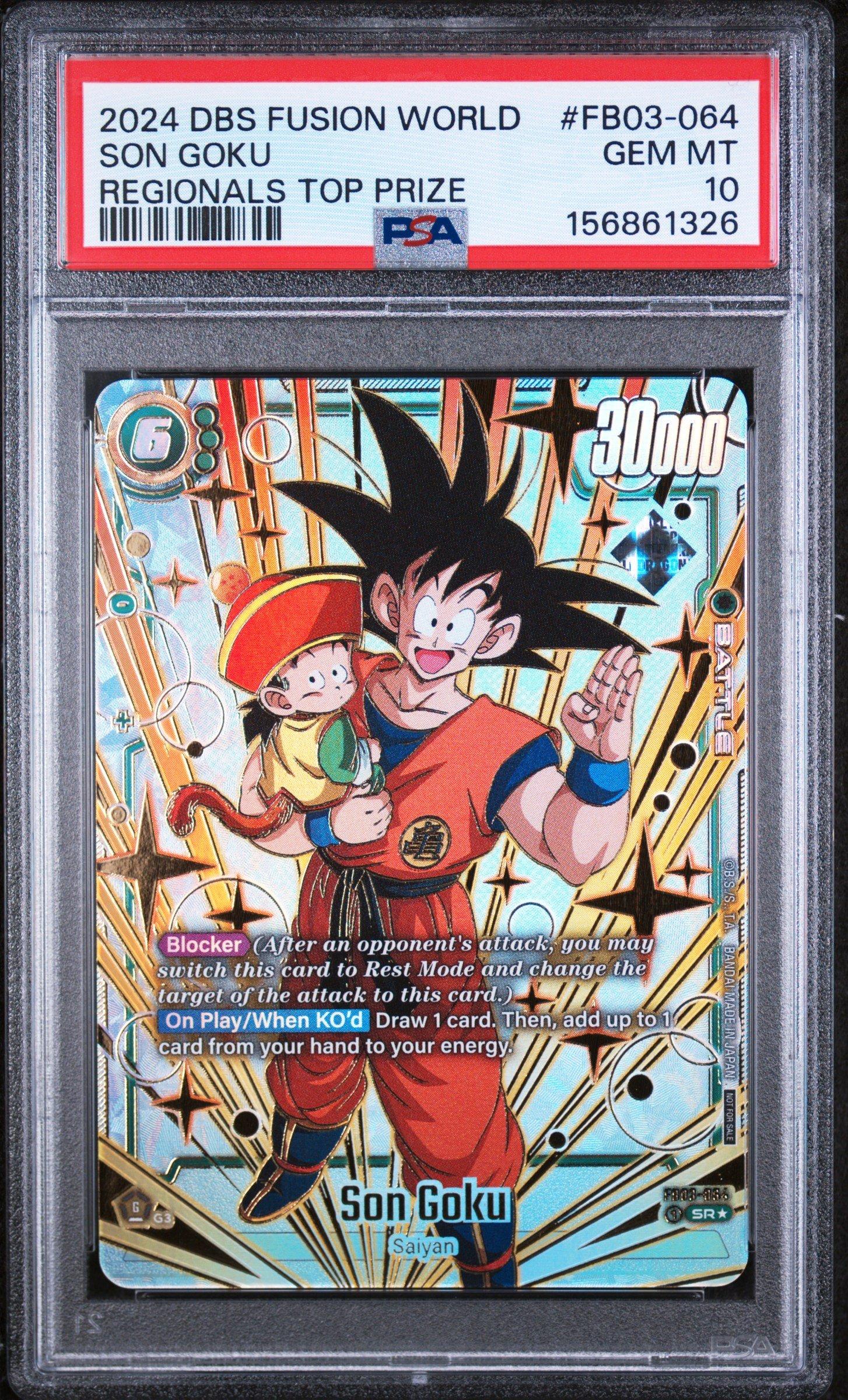 2024 Dragon Ball Super Card Game Fusion World Regionals Top Prize