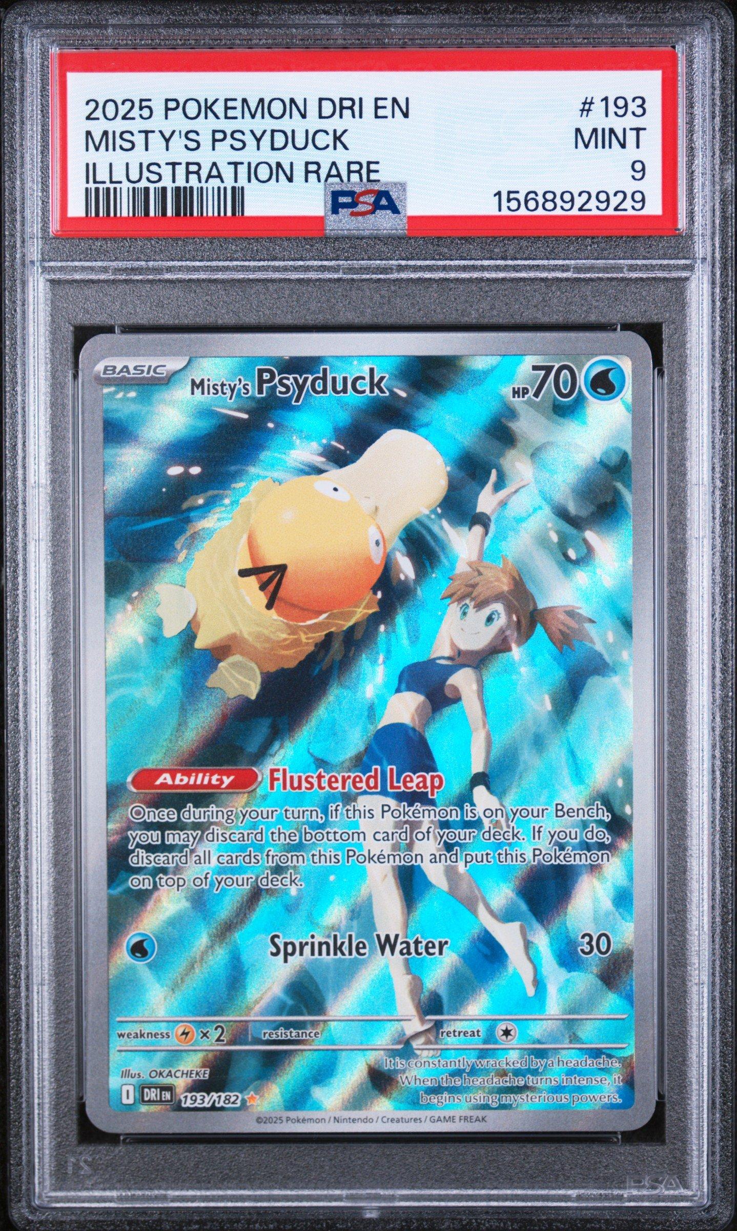 2025 Pokemon Dri En-destined Rivals 193 Misty's Psyduck
