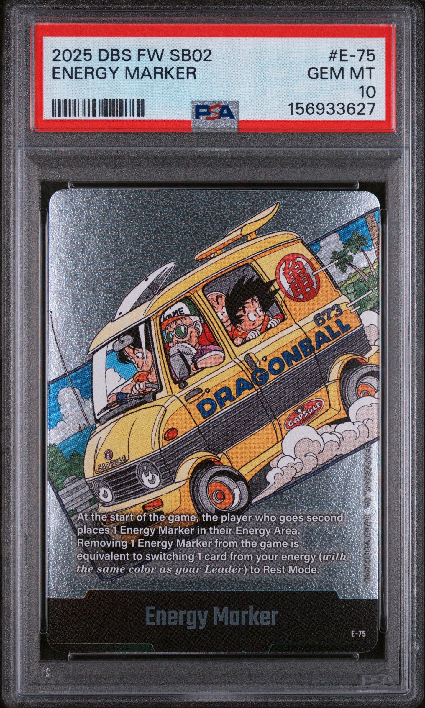 2025 DBS FW SB02 JP エネルギーマーカー 2025 Dragon Ball Super Card Game Fusion World Manga Booster 02 E