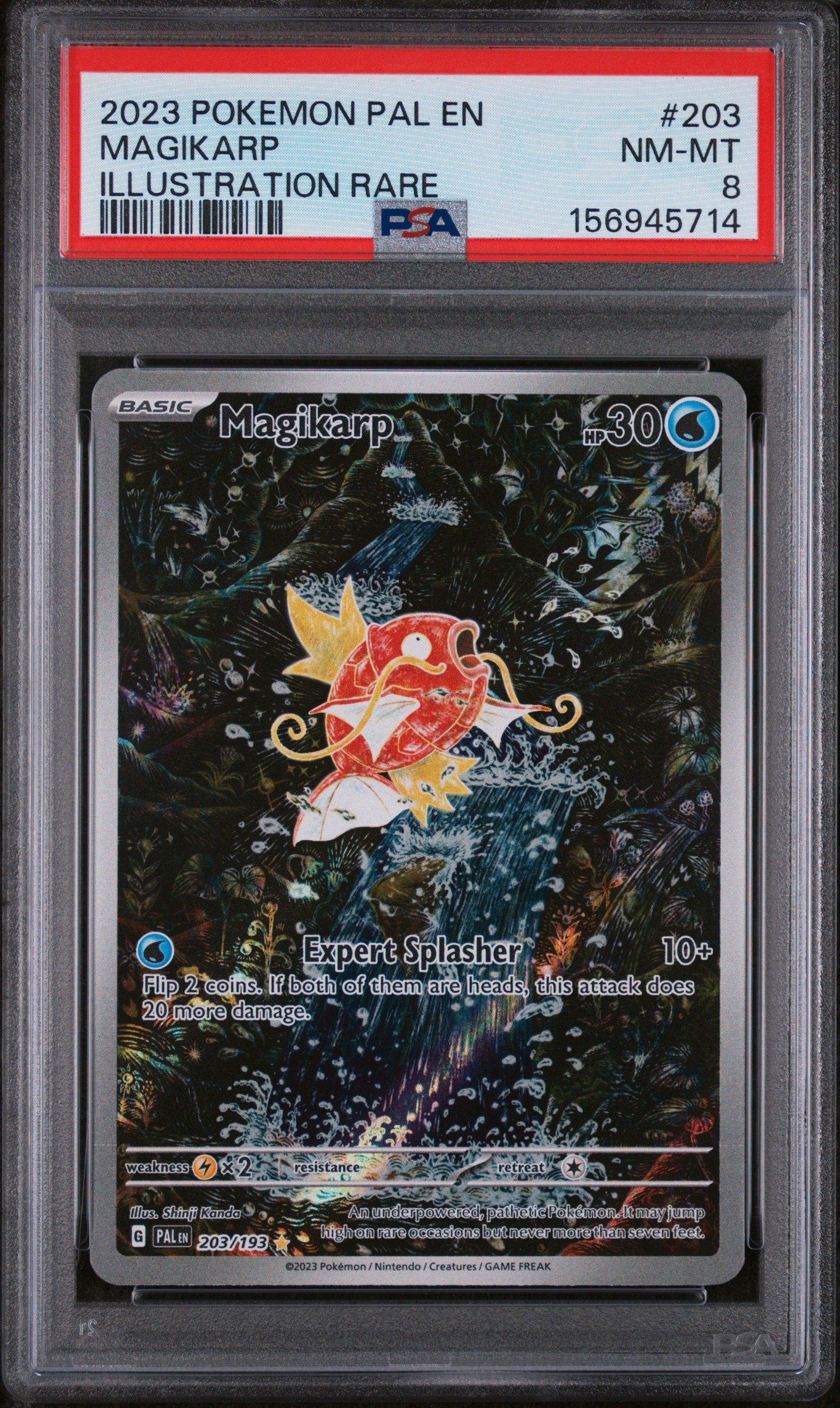 pokemon magikarp card (Dragons Exalted 23) The item may be similar but not exactly the same as the image (e.g Magikarp & Wailord-GX | Team