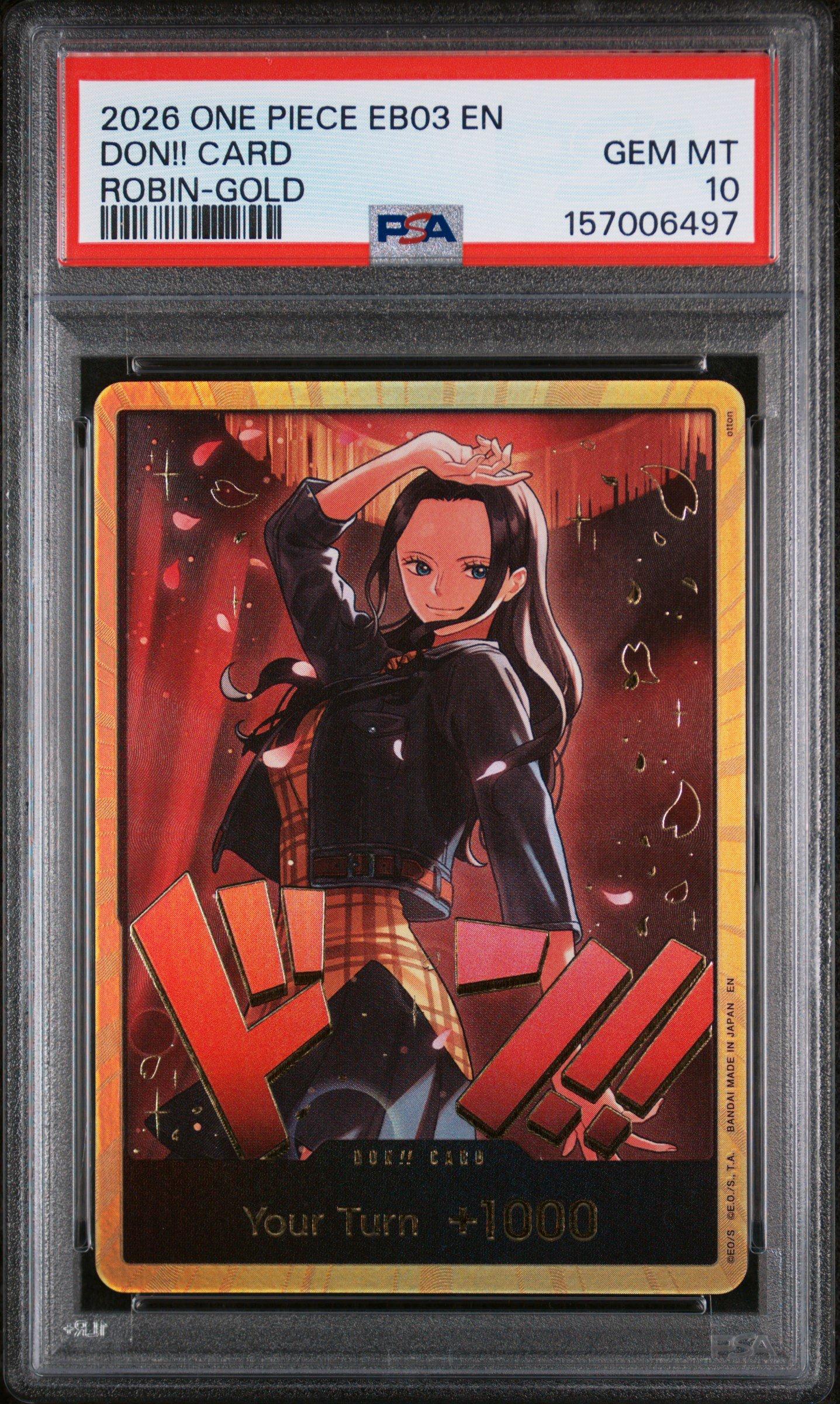 2026 One Piece Eb03-extra Booster -one Piece Heroines Edition- Don
