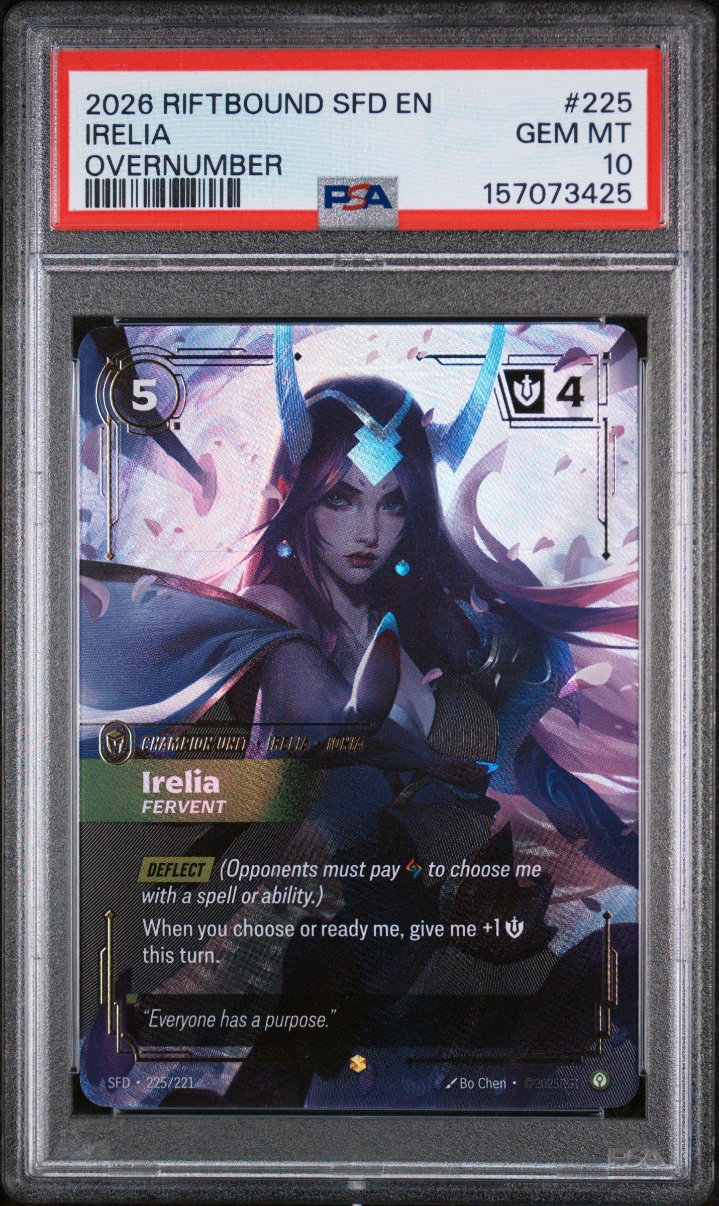 2026 Riftbound: League Of Legends Sfd-spiritforged 225 Irelia