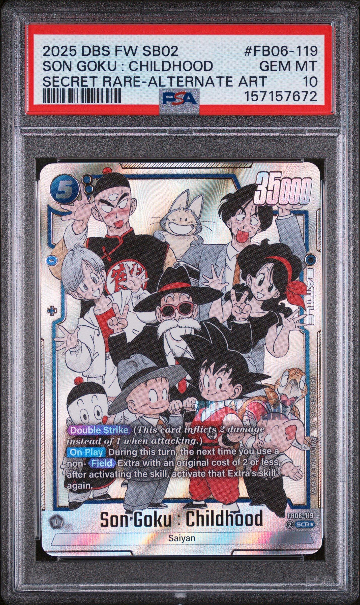 2025 Dragon Ball Super Card Game Fusion World Manga Booster 02