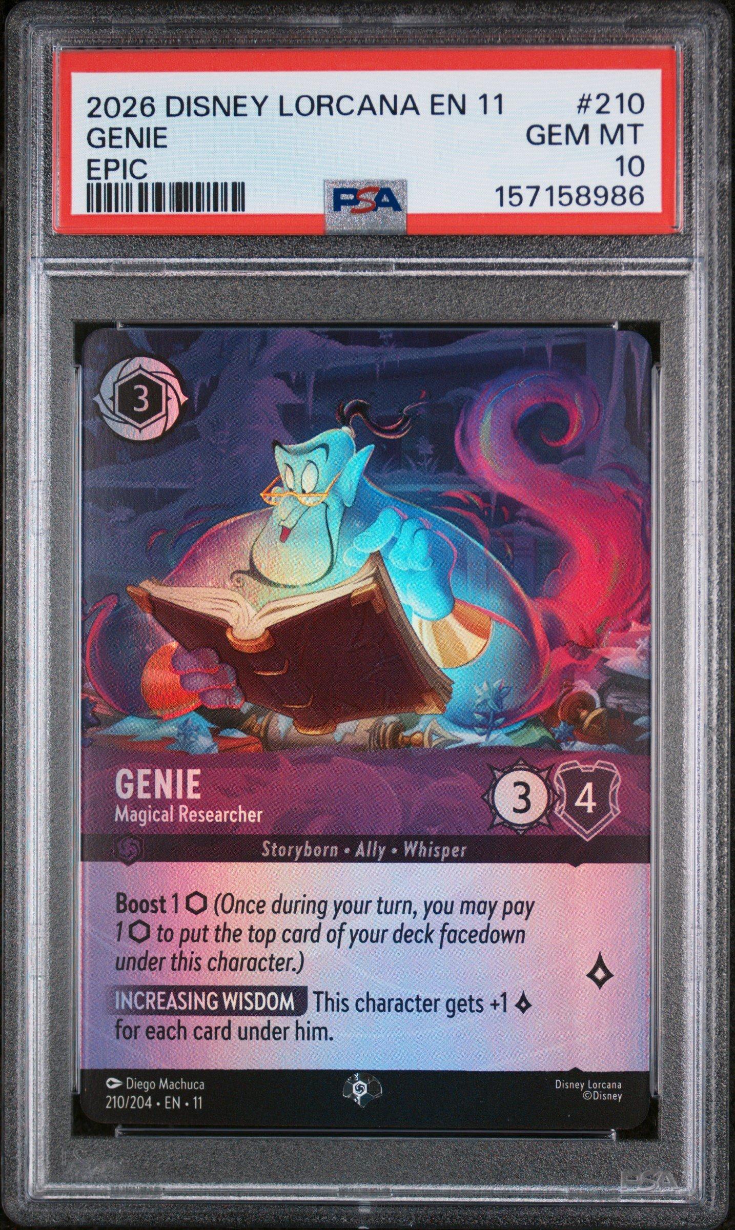 2026 Disney Lorcana En 11-winterspell 210 Genie - Magical