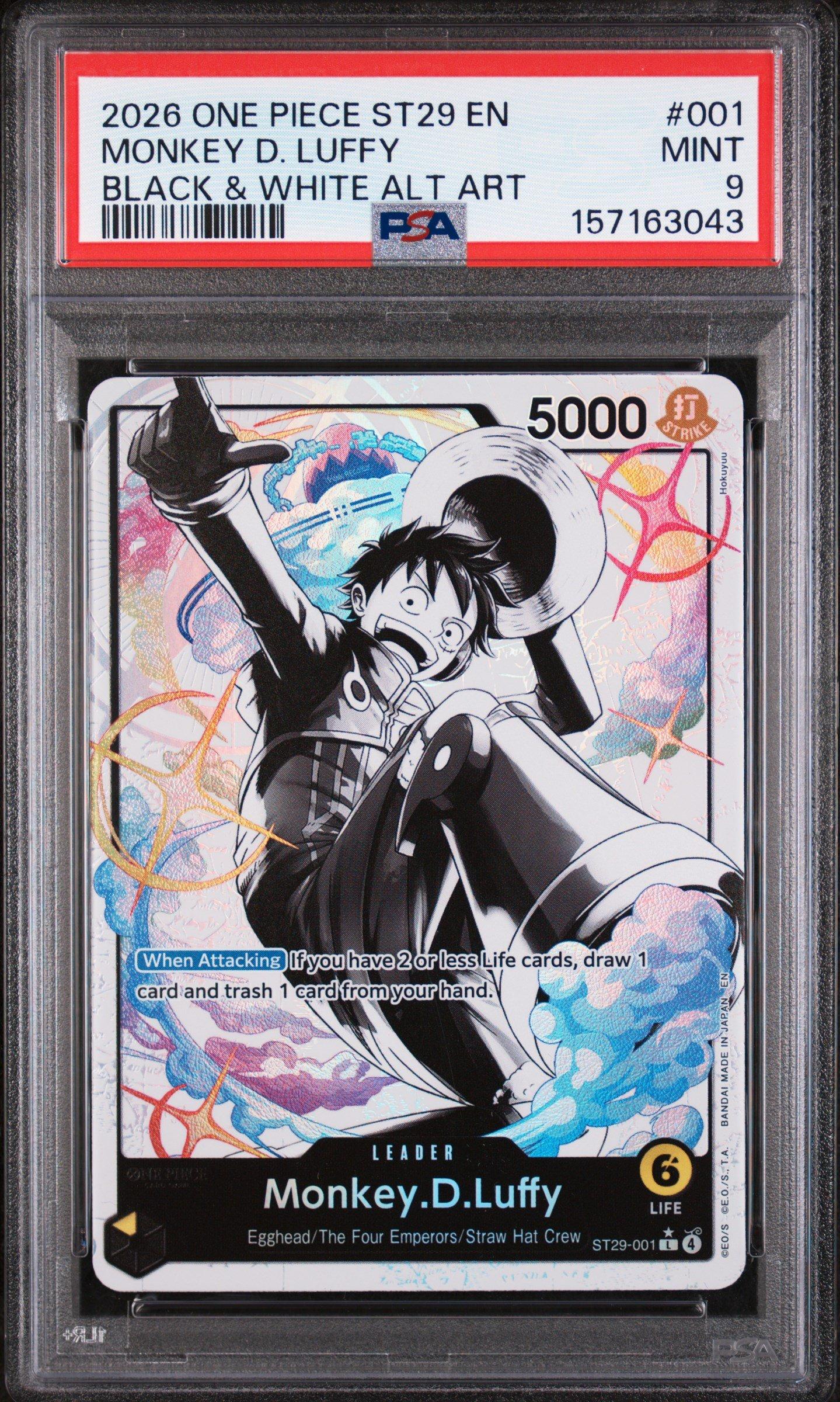 2025 One Piece Op10-royal Blood 042 Usopp Alternate Art PSA 10