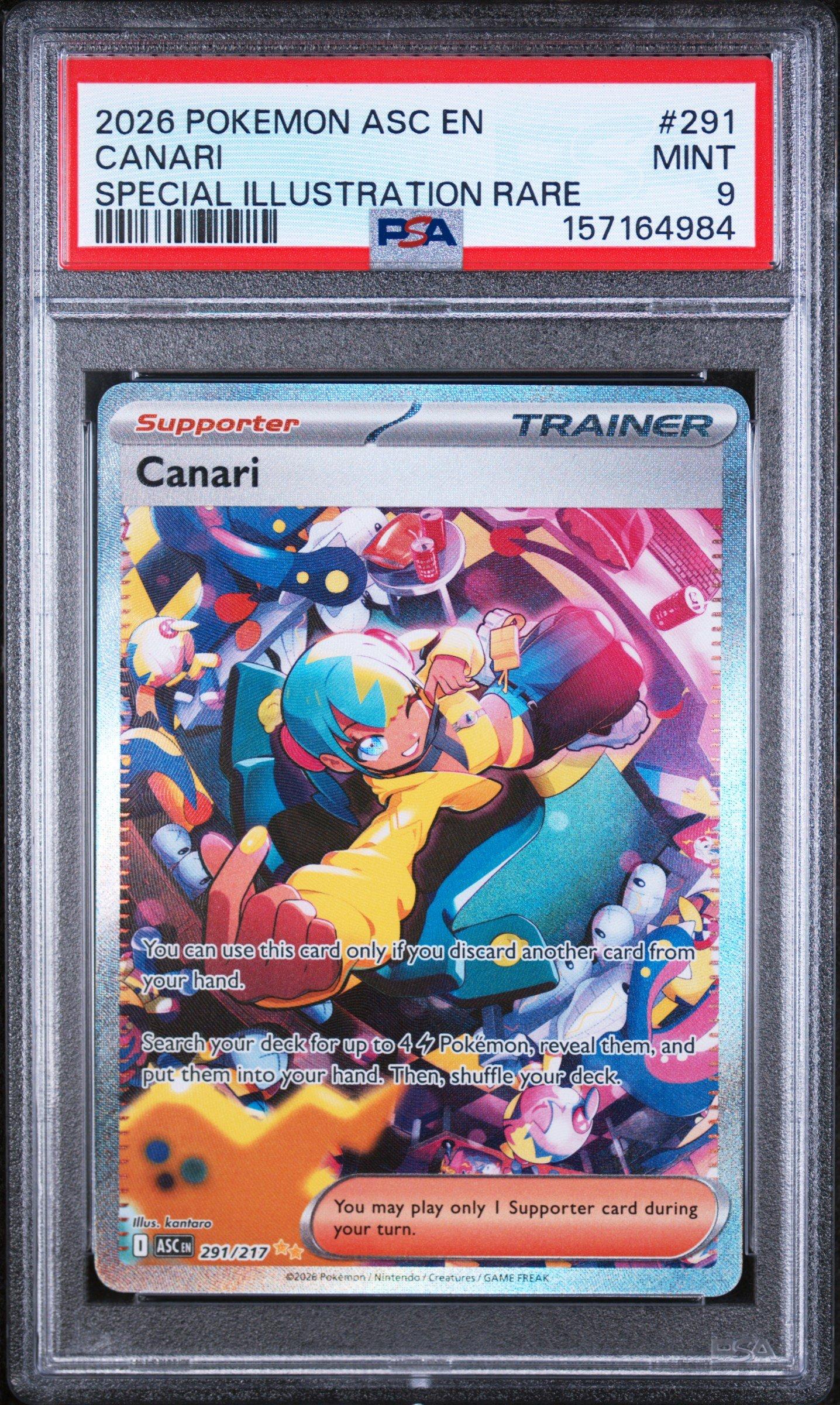 2026 Pokemon Asc En-ascended Heroes 291 Canari Special