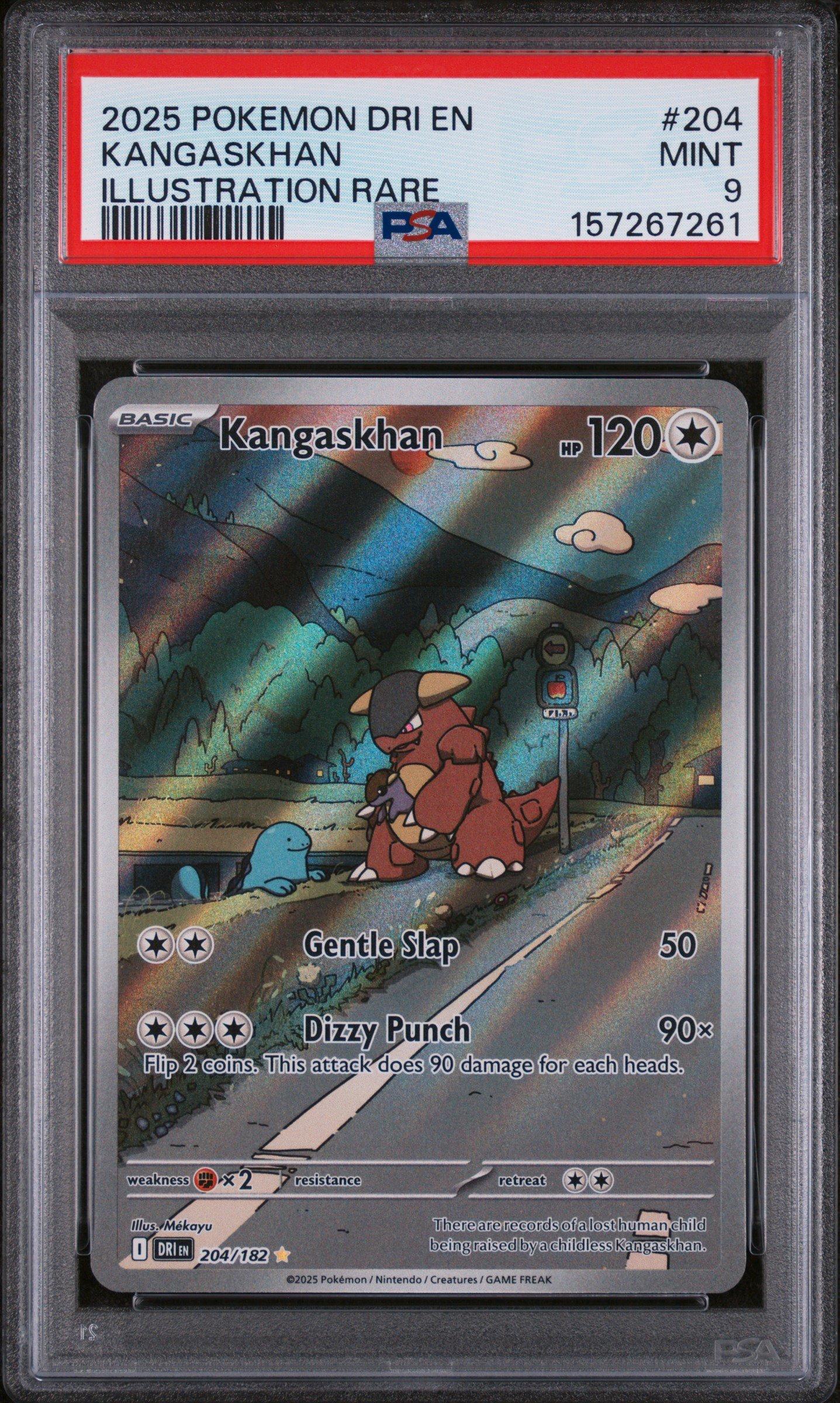 kangaskhan 1995 pokemon card Pokemon Jungle 1st Edition Kangaskhan 5/64 PSA 9