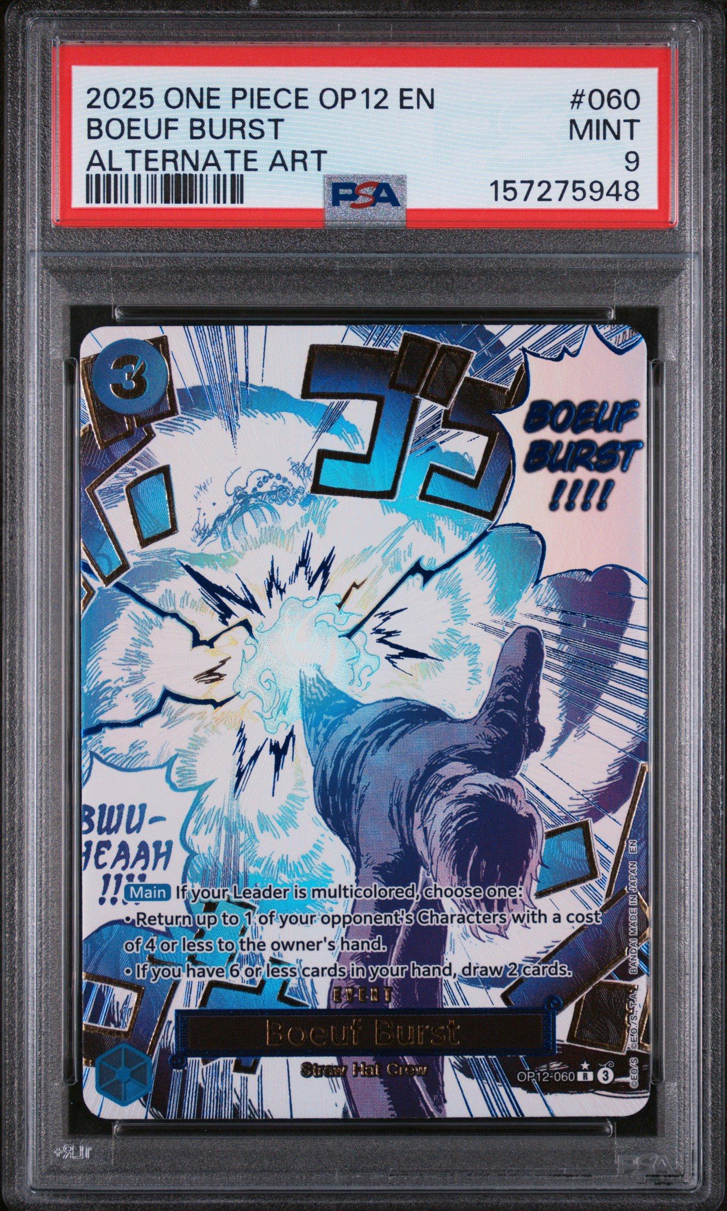 2025 One Piece Op12-legacy Of The Master 060 Boeuf Burst Alternate