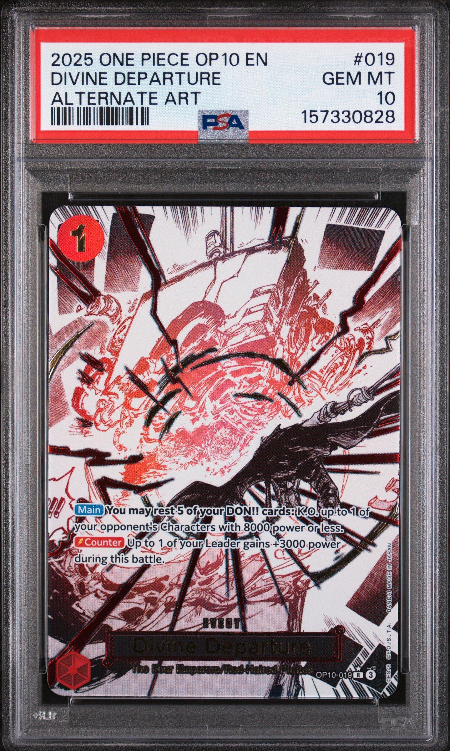 2025 One Piece Op10-royal Blood 019 Divine Departure Alternate Art