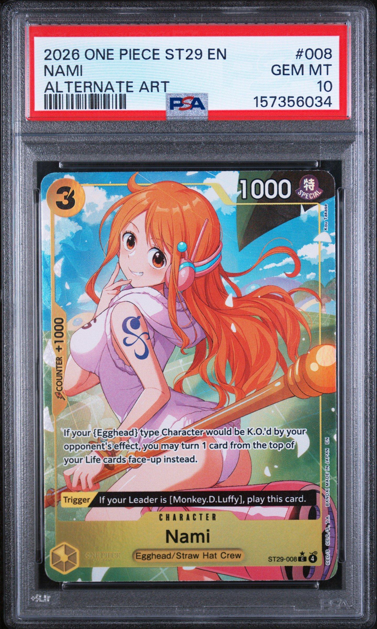 2026 One Piece Starter Deck St29-egghead 008 Nami Alternate Art
