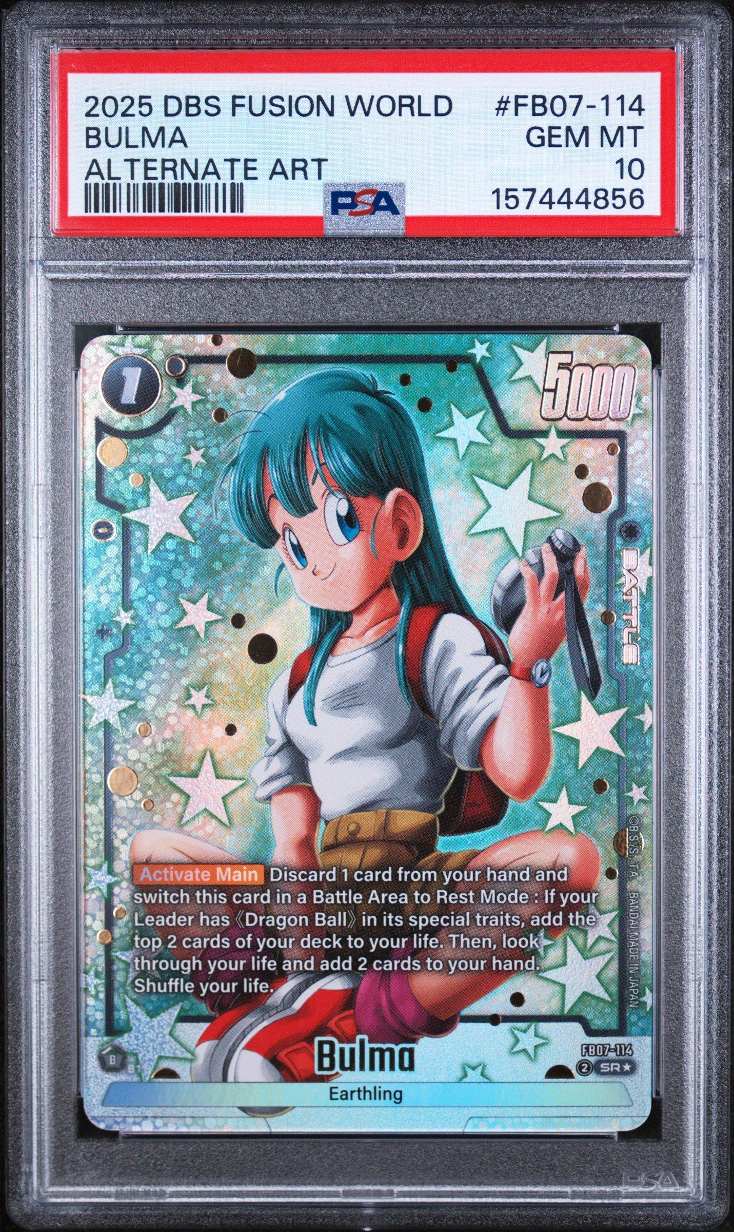 2025 DBS FSN WORLD JP ブルマ PSA 10 2025 Dragon Ball Super Card Game Fusion World Wish For Shenron