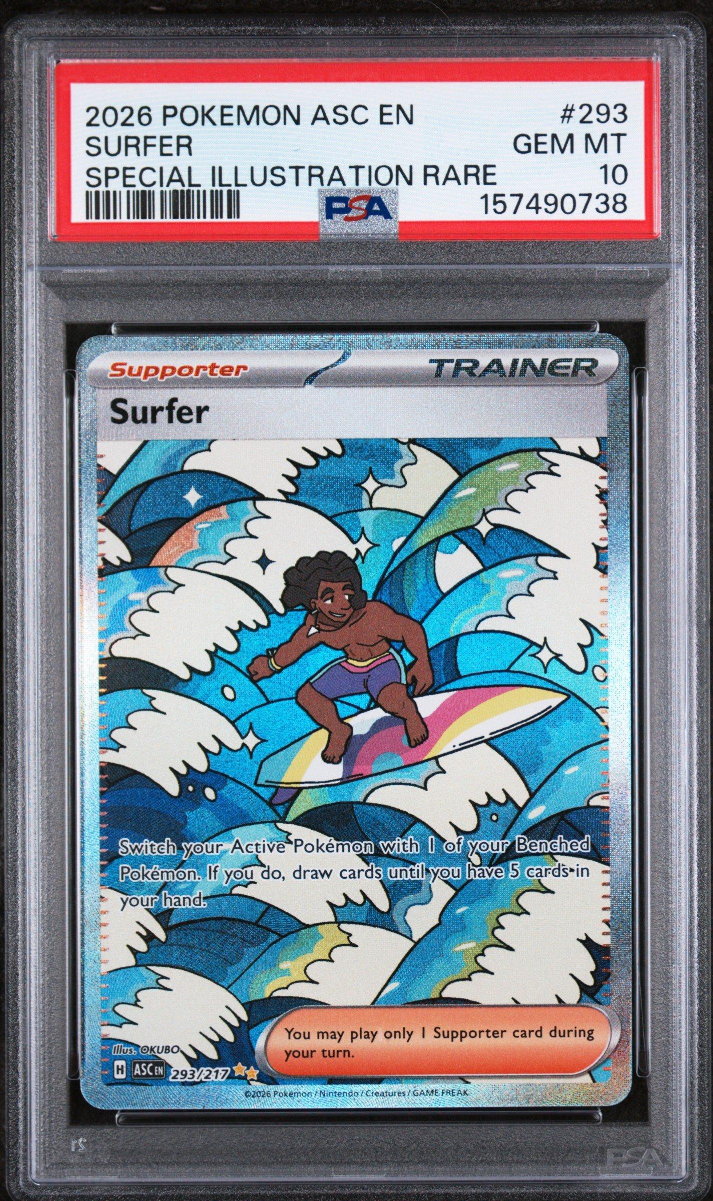2026 Pokemon Asc En-ascended Heroes 293 Surfer Special