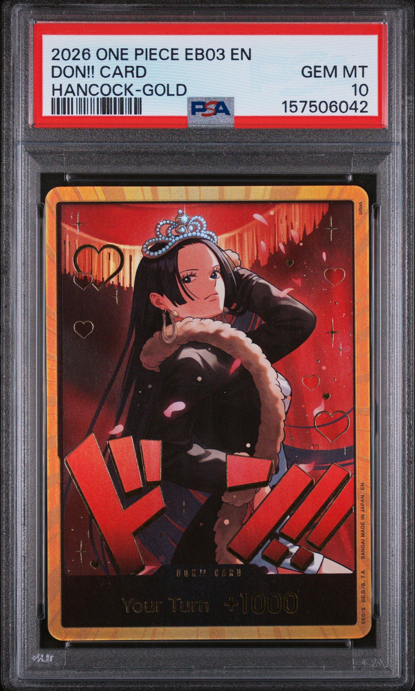 2026 One Piece Eb03-extra Booster -one Piece Heroines Edition- Don