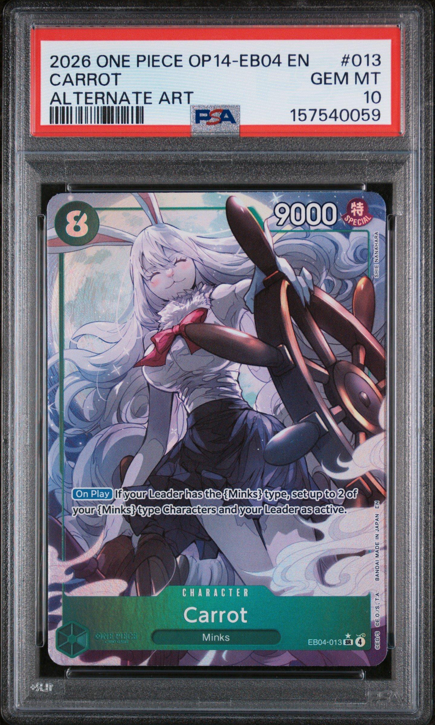 carrot one piece card game (OP01-009) Listed cards may have imperfections. Carrot [Paramount War] Damaged Foil