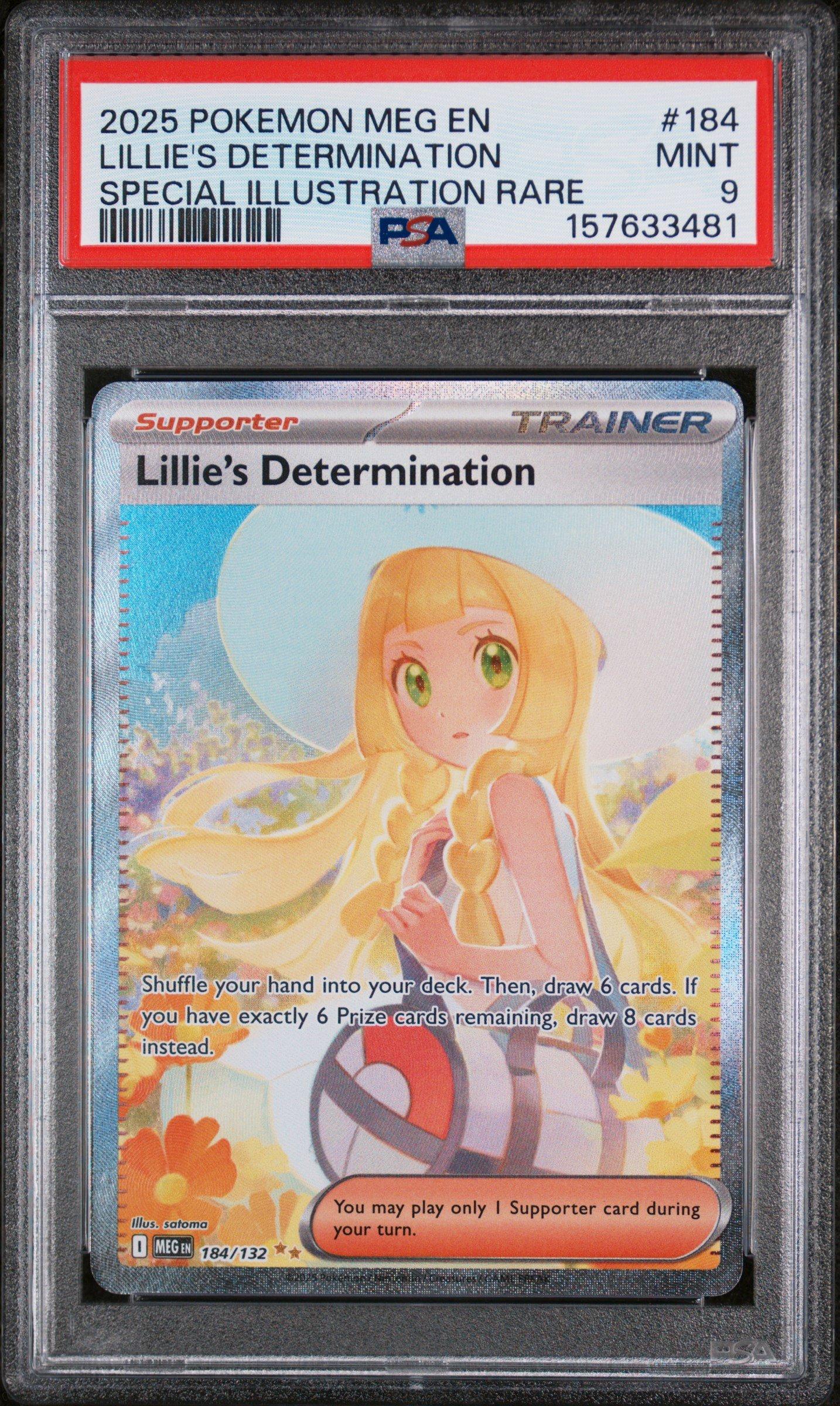 2025 Pokemon Meg En-mega Evolution 184 Lillie's Determination