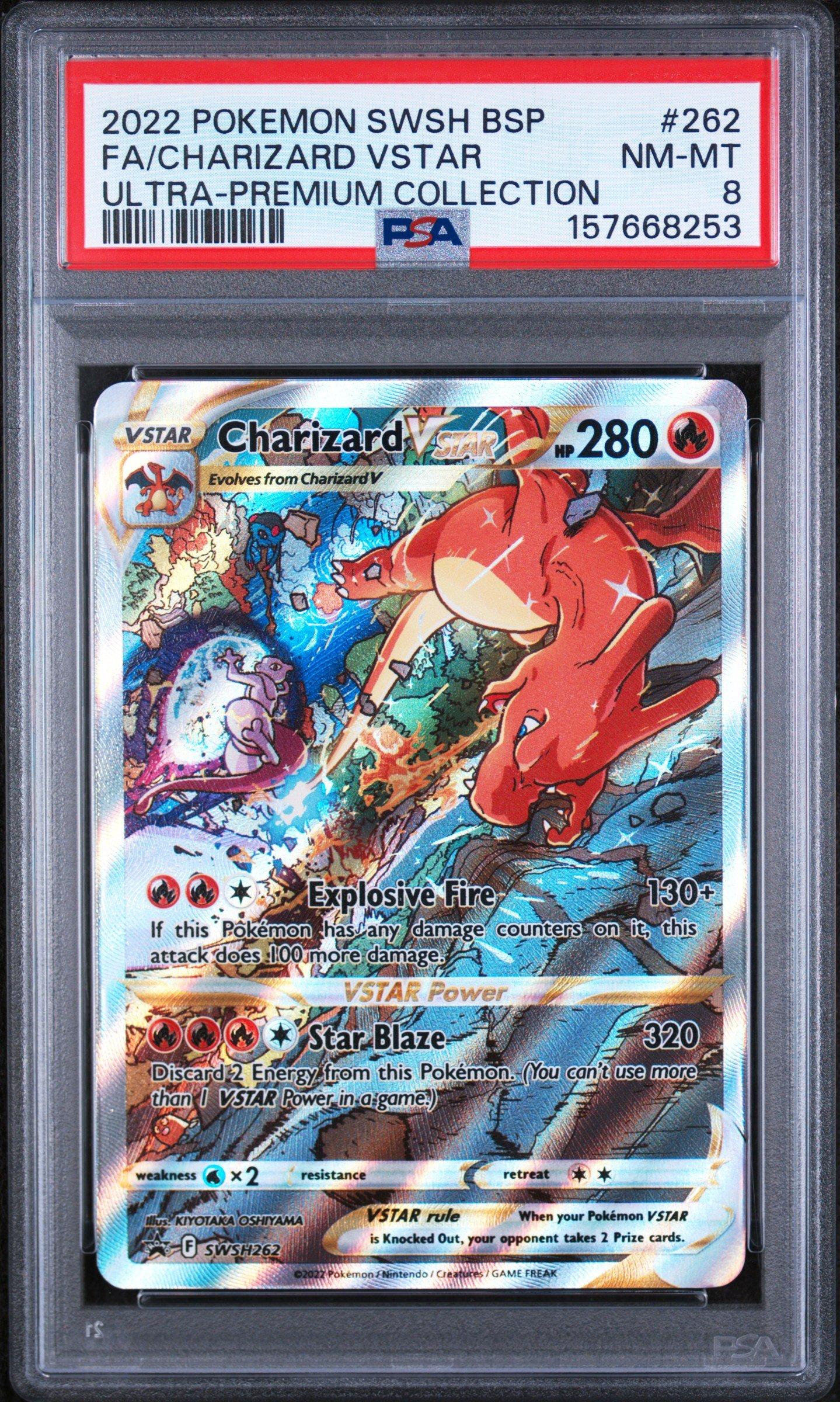 2022 Pokemon Swsh Black Star Promo 262 Full Art/charizard Vstar