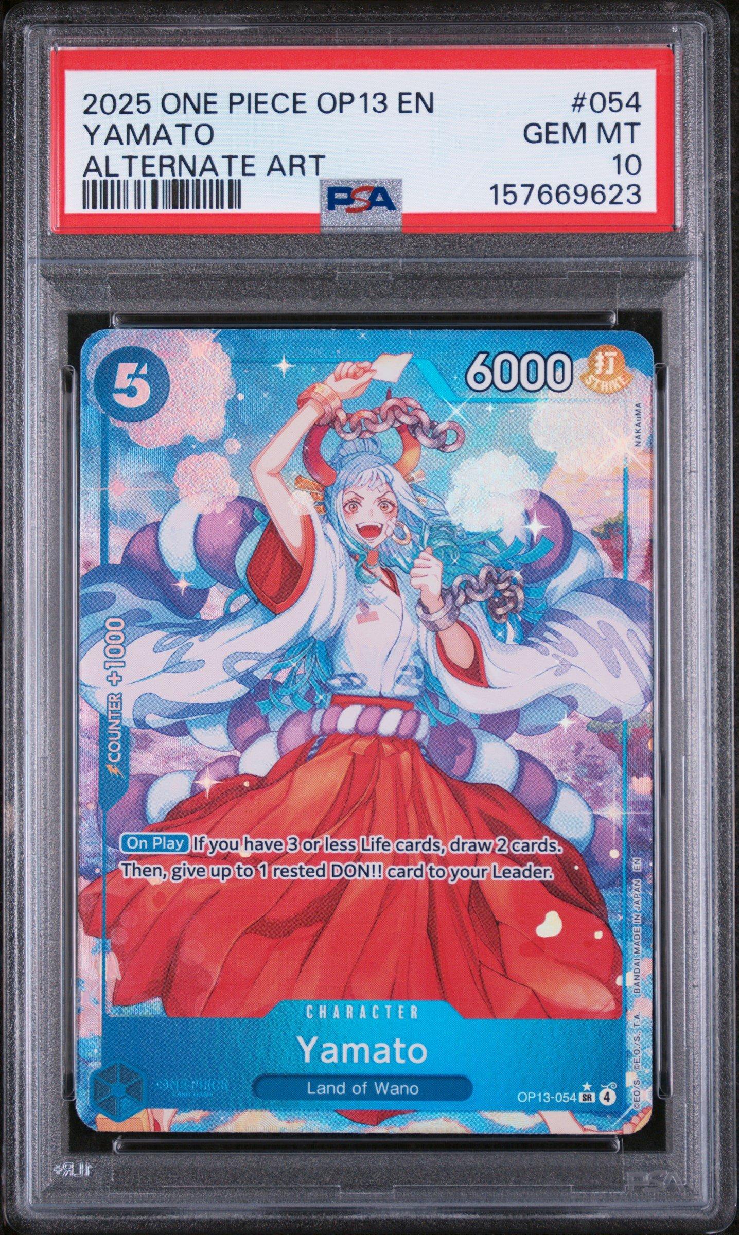 2025 One Piece Op13-carrying On His Will 054 Yamato Alternate Art