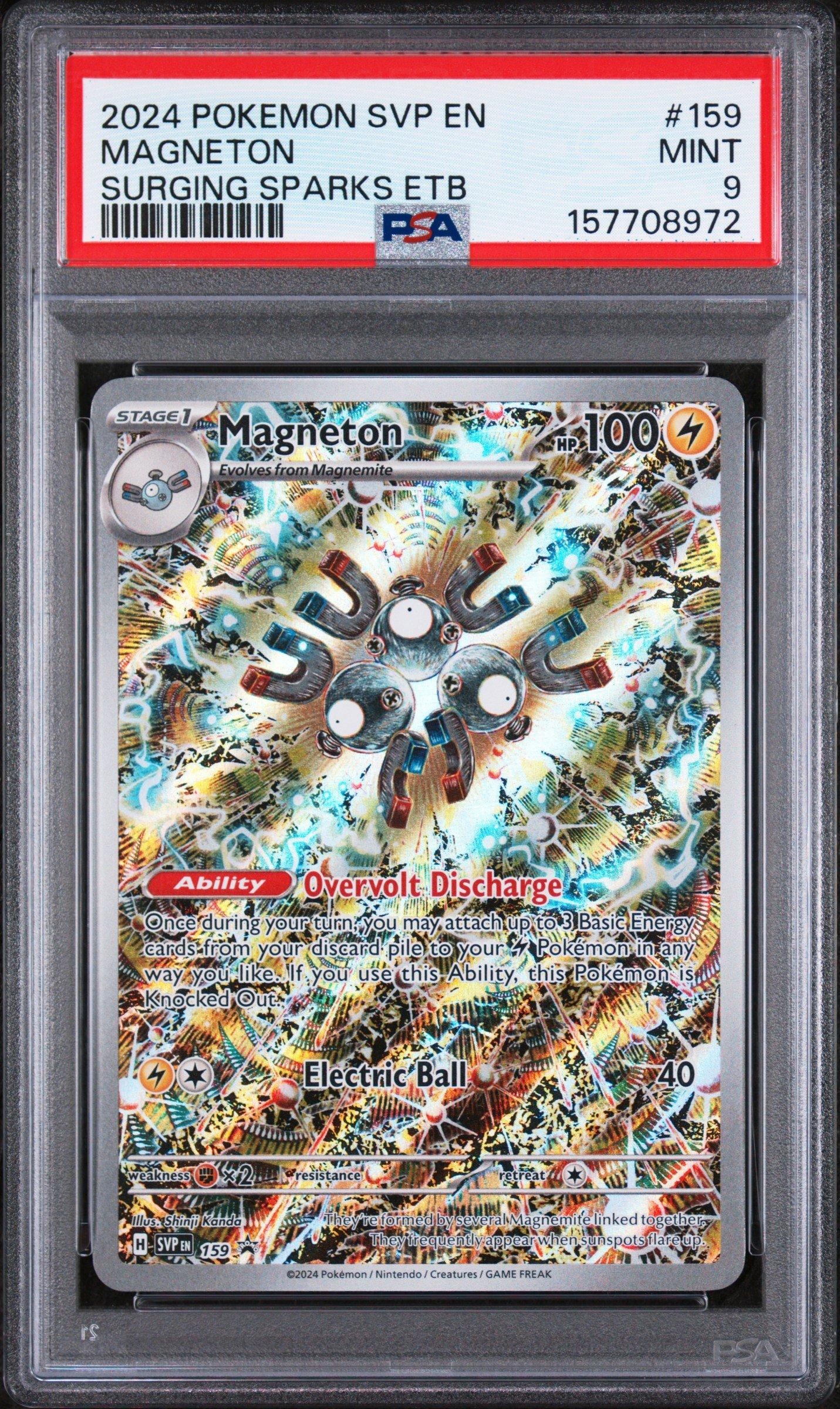 2024 Pokemon Svp En-sv Black Star Promo 159 Magneton Surging
