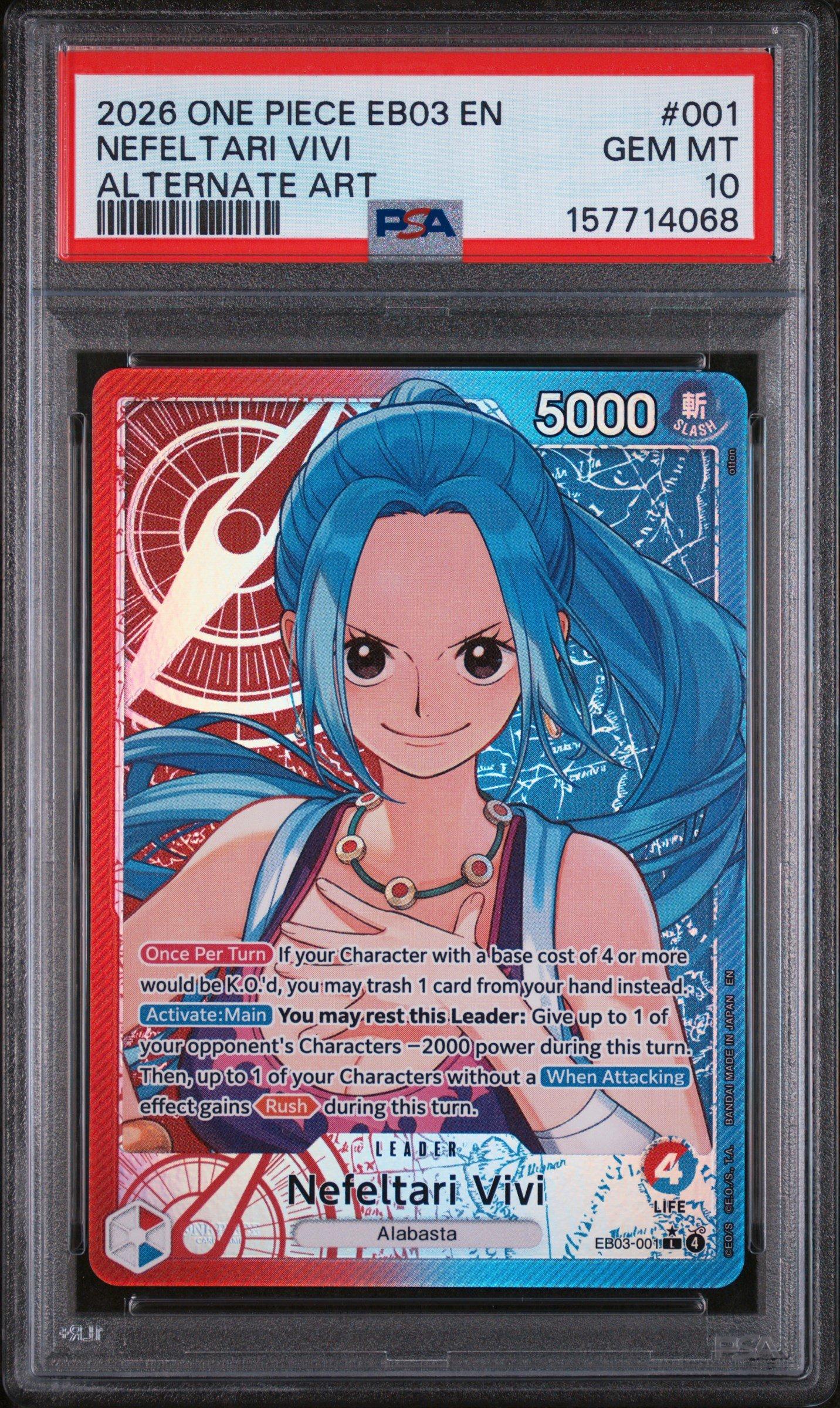 2026 One Piece Eb03-extra Booster -one Piece Heroines Edition- 001