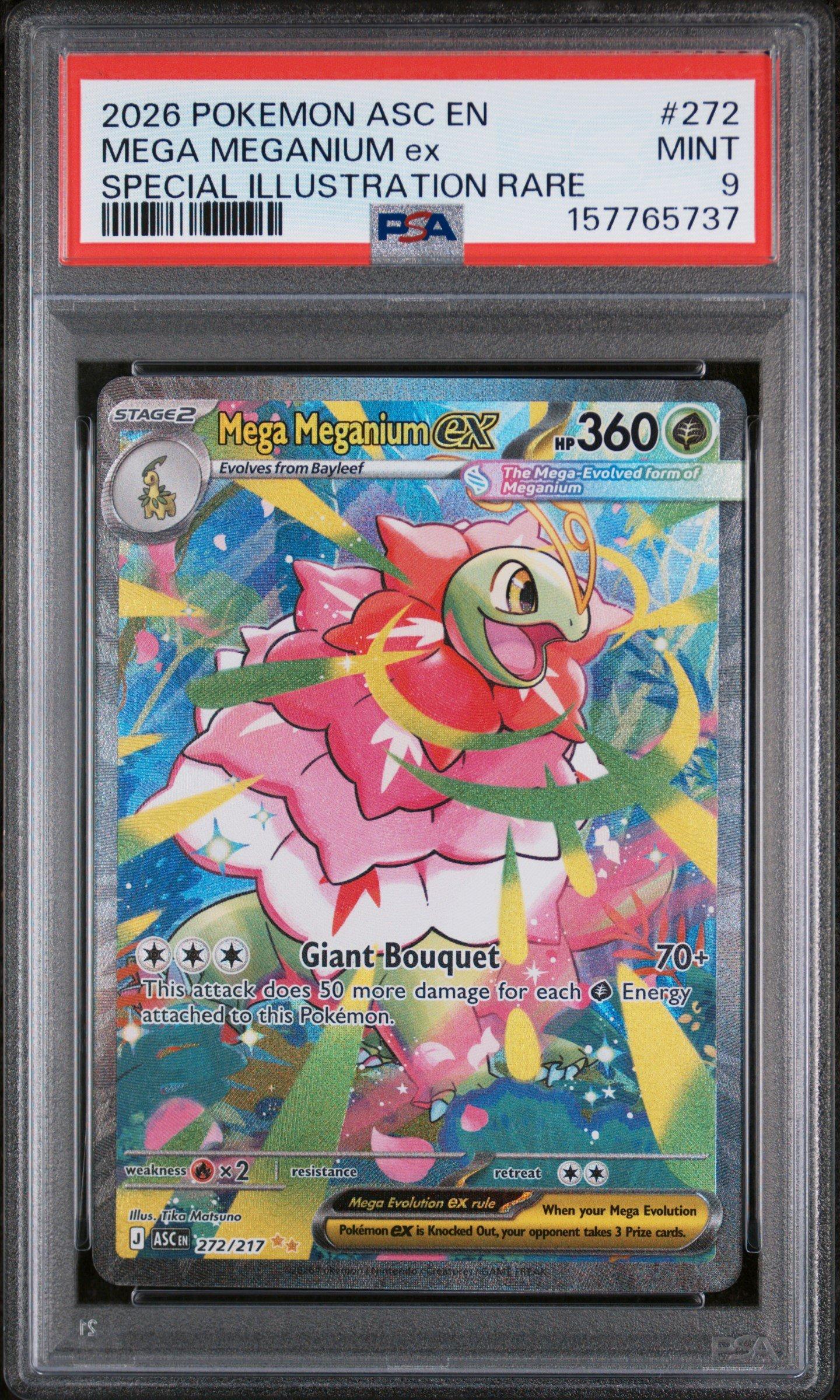 2026 Pokemon Asc En-ascended Heroes 272 Mega Meganium Ex Special