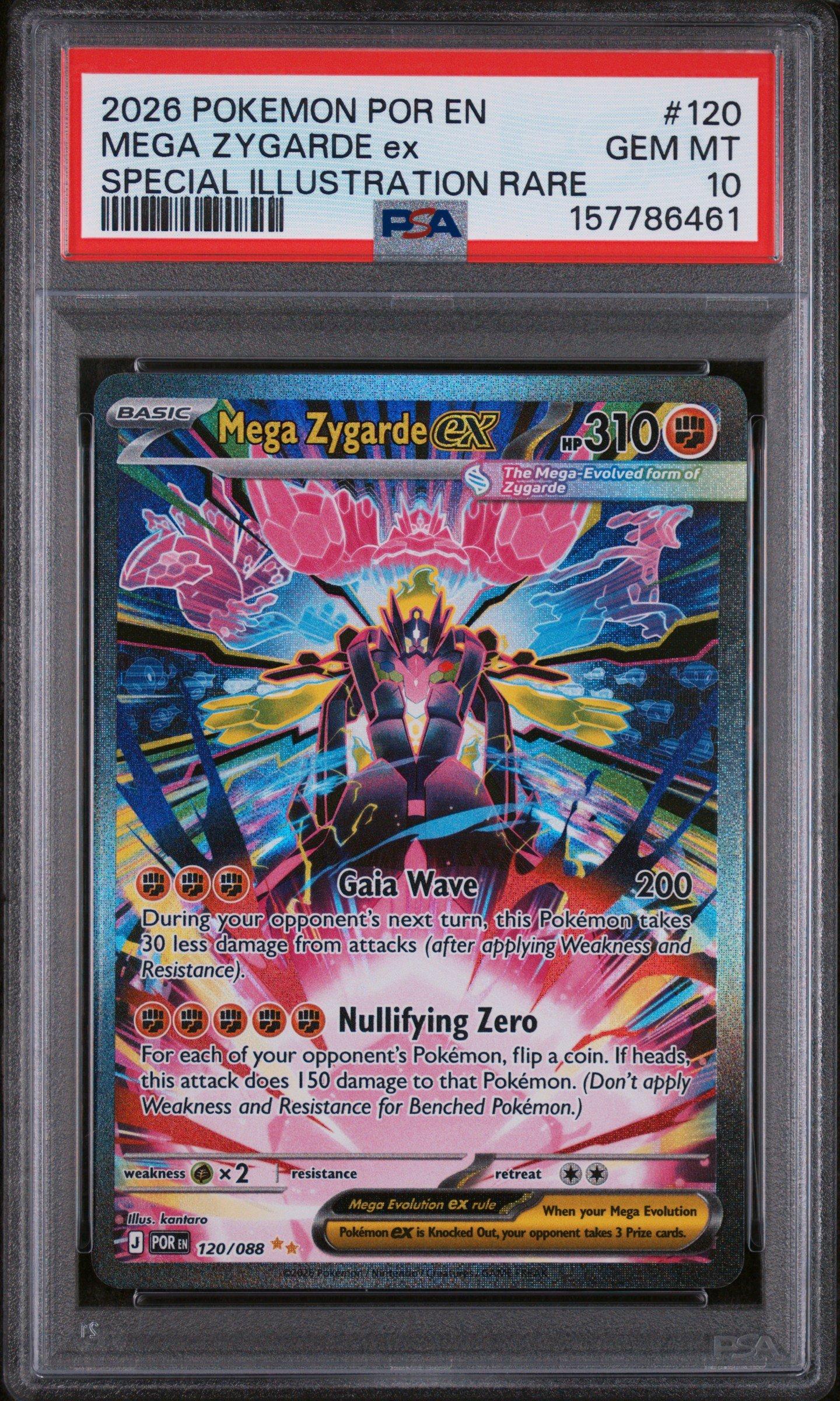 2026 Pokemon Por En-perfect Order 120 Mega Zygarde Ex Special