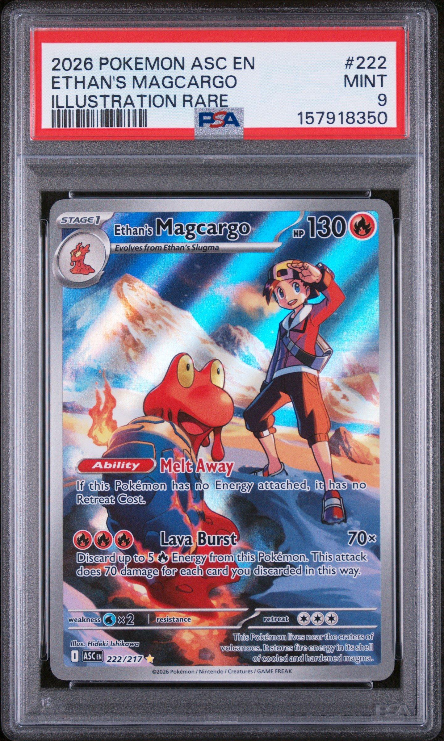 pokemon magcargo card Magcargo (Wisdom of Sea and Sky #31/241, 2-Diamonds)