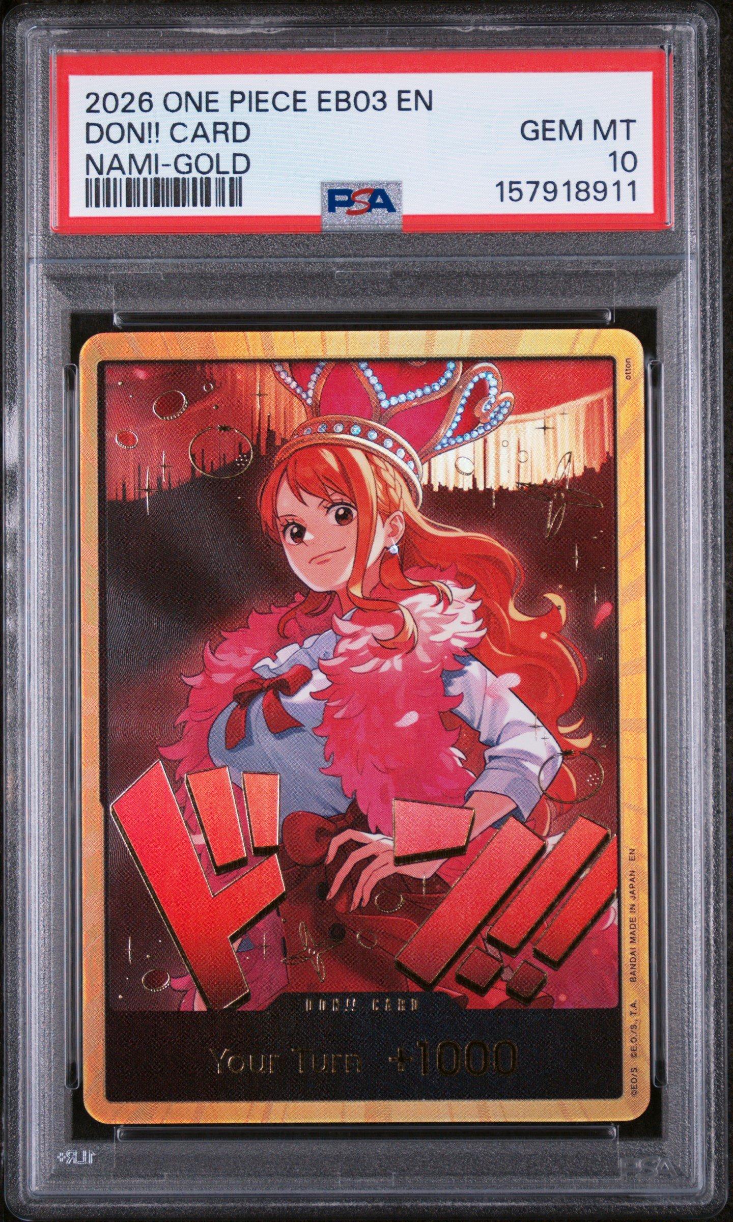 2026 One Piece Eb03-extra Booster -one Piece Heroines Edition- Don