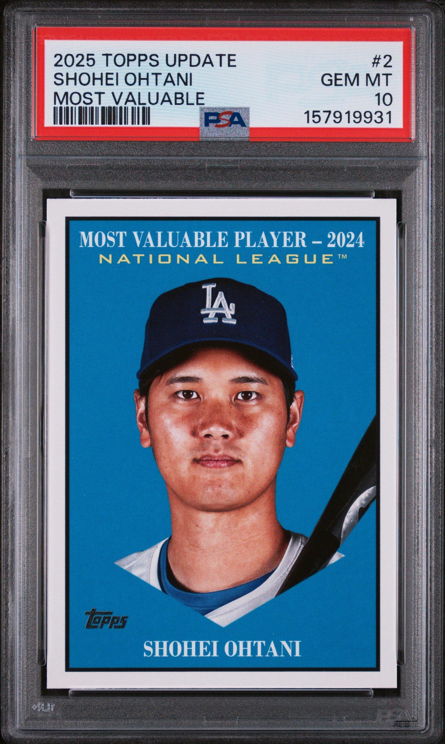 shohei ohtani graded card Graded 10 SHOHEI OHTANI HR #1