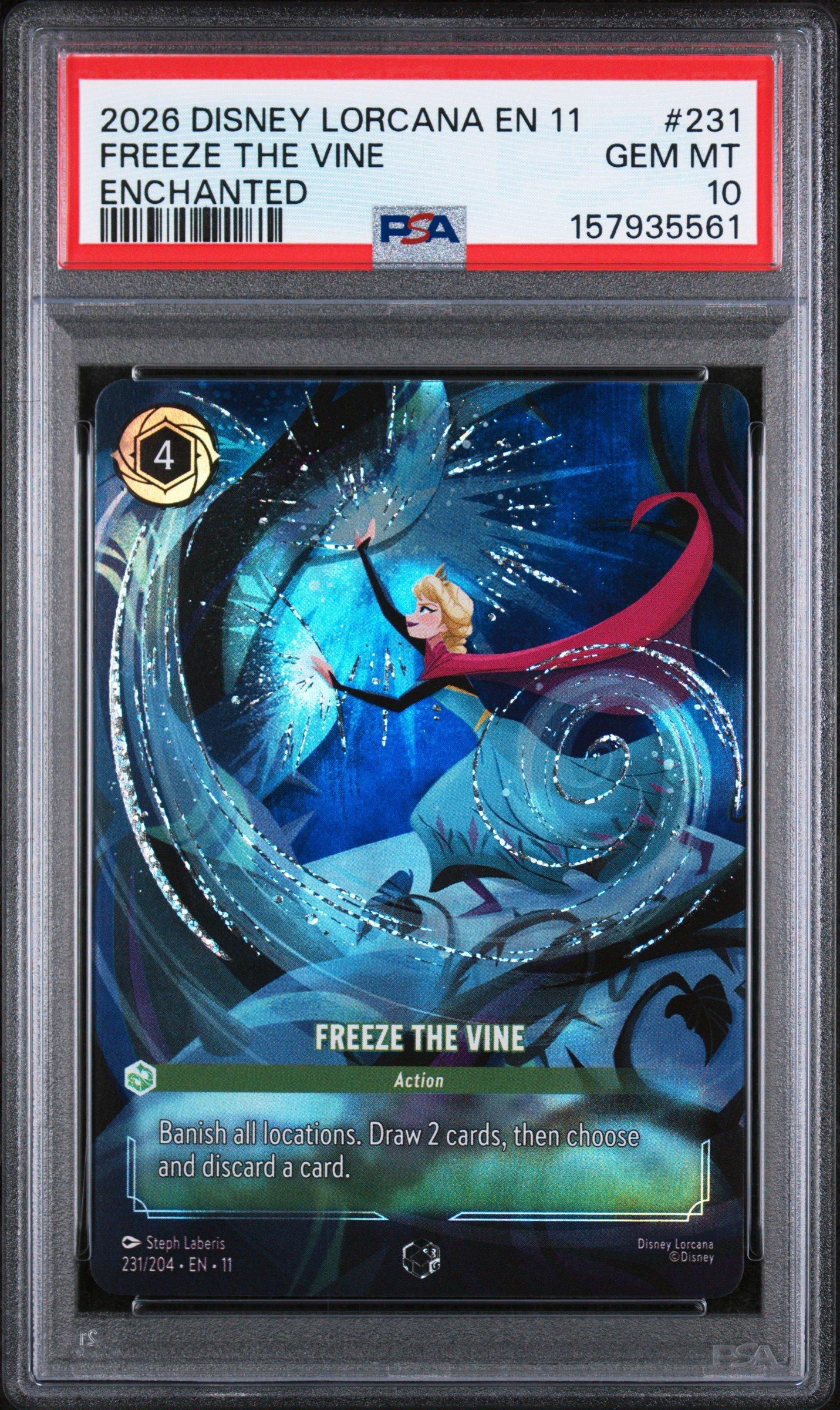 2026 Disney Lorcana En 11-winterspell 231 Freeze The Vine