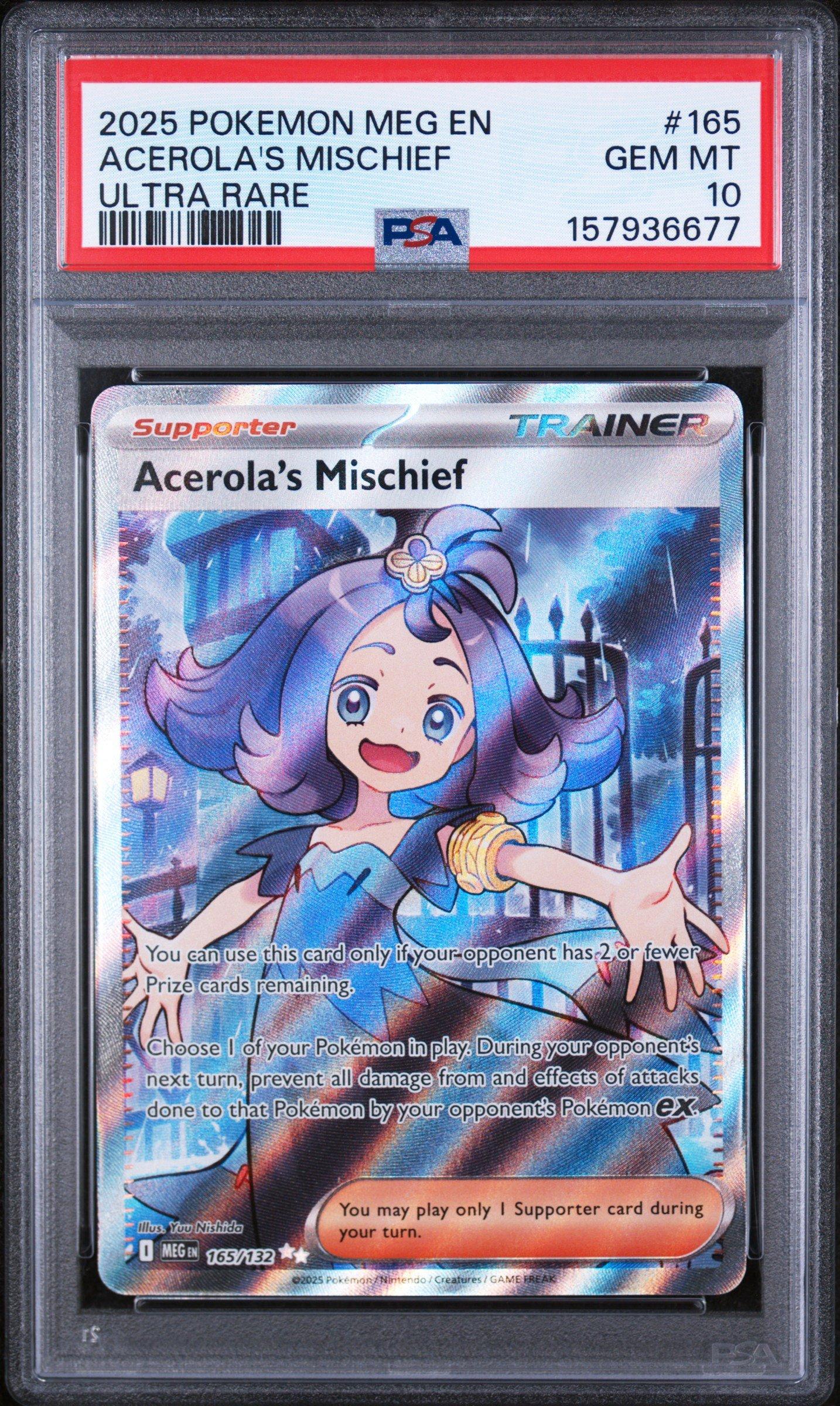メタモン 2025 Pokemon Meg En-mega Evolution 165 Acerola's Mischief Ultra