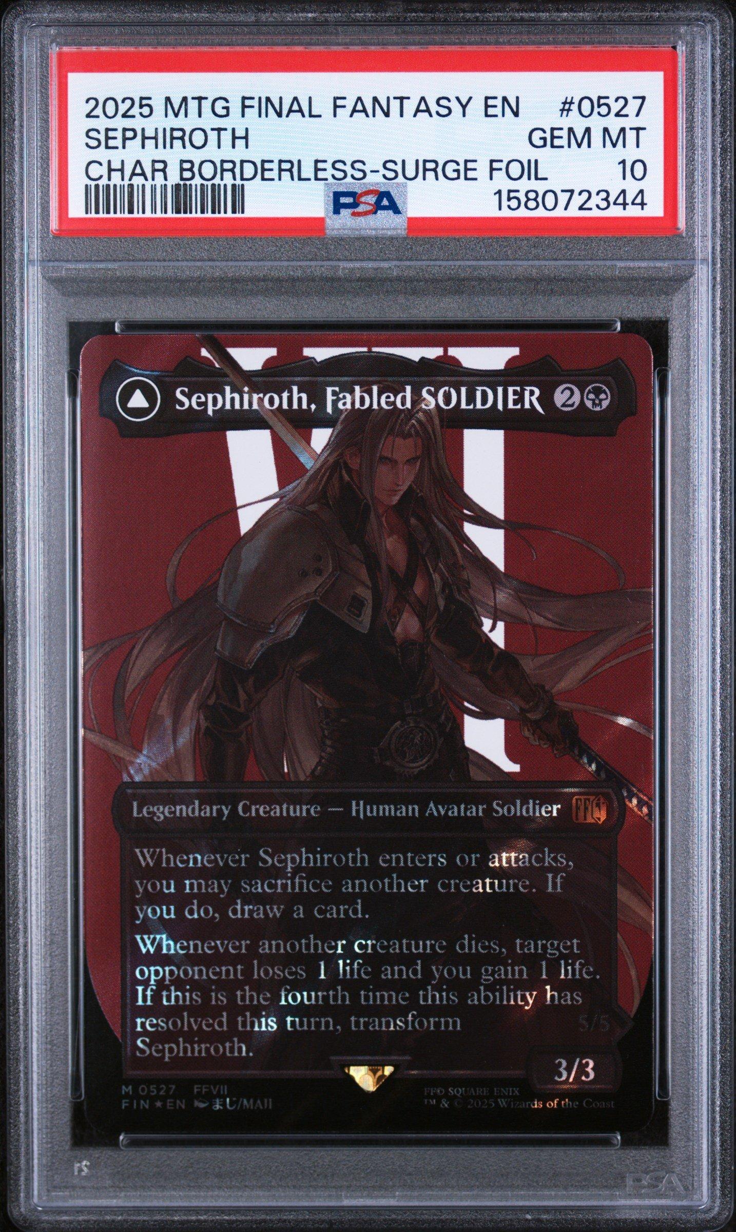 2025 Magic The Gathering Final Fantasy 0527 Sephiroth, Fabled