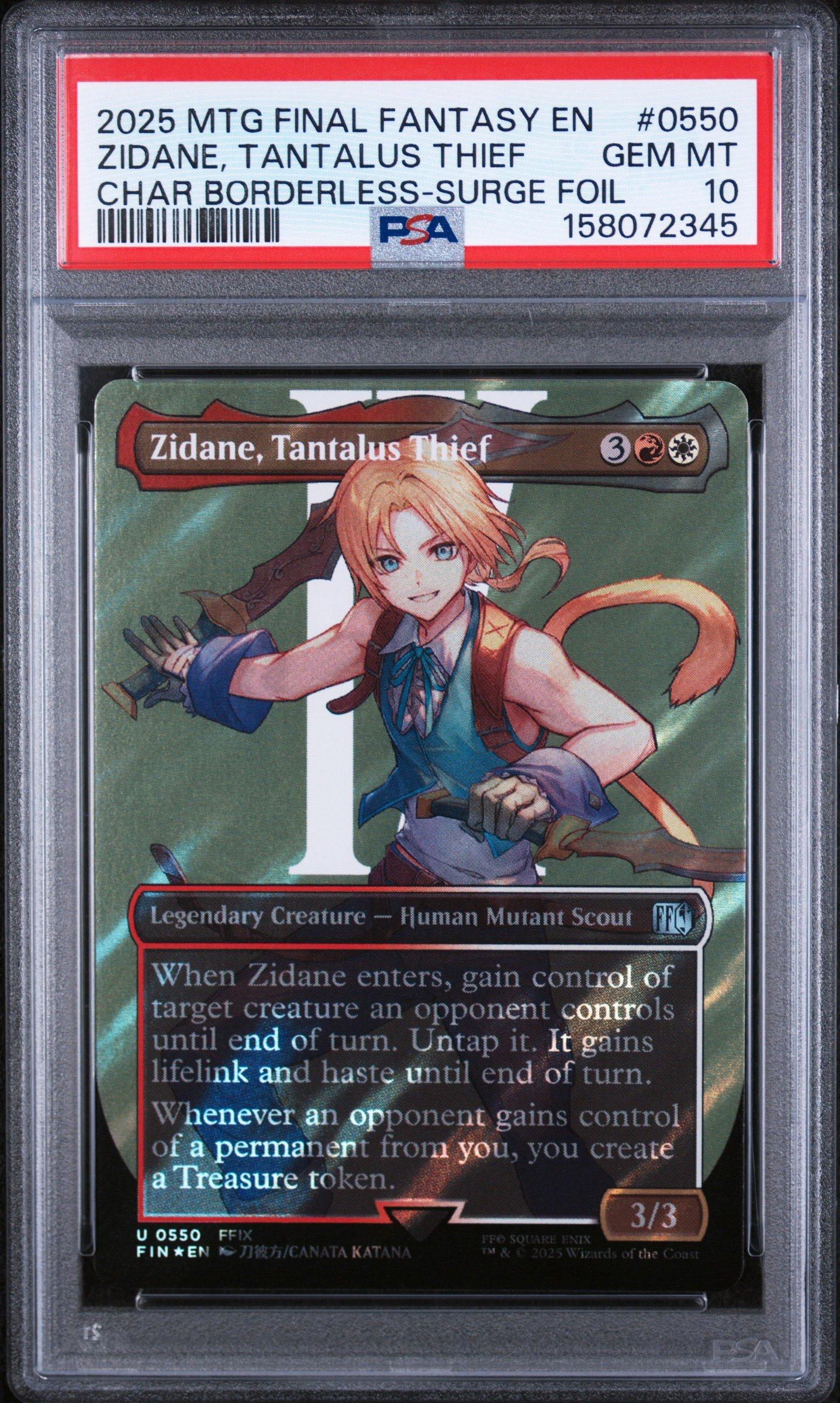 SMTR25 サダハル ソウル マカオ トレカ 2025 Magic The Gathering Final Fantasy 0550 Zidane, Tantalus Thief