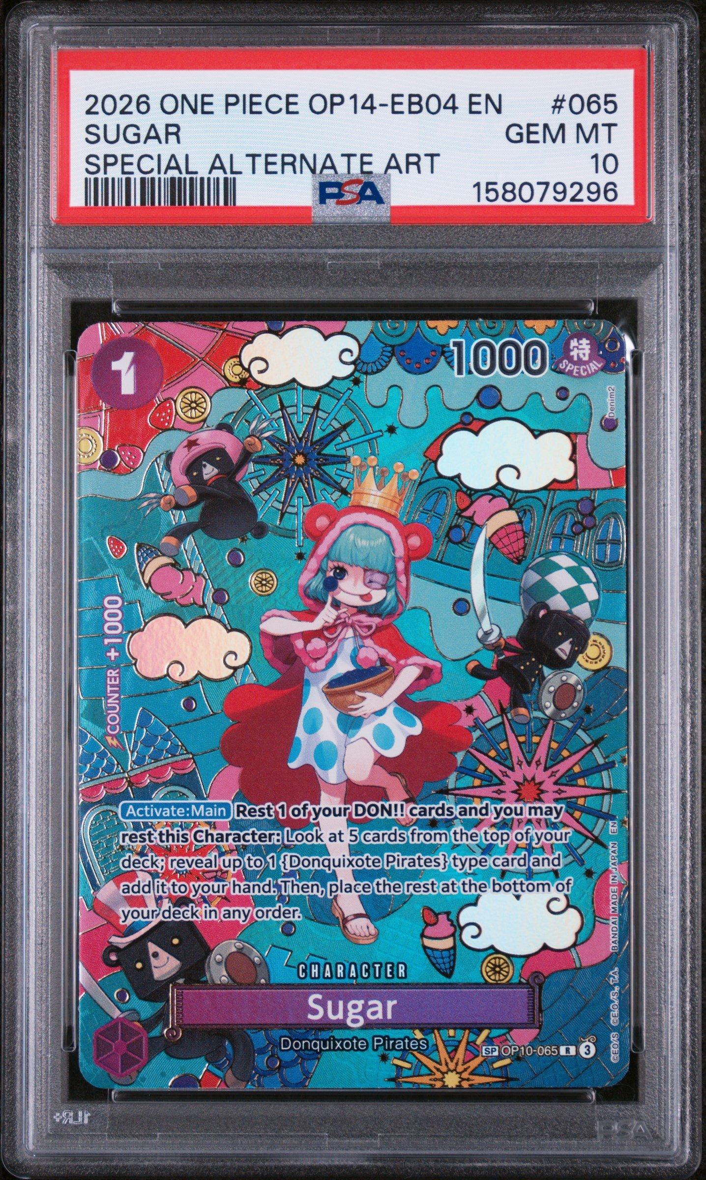 2026 One Piece Op14-eb04-the Azure Sea's Seven 065 Sugar Special
