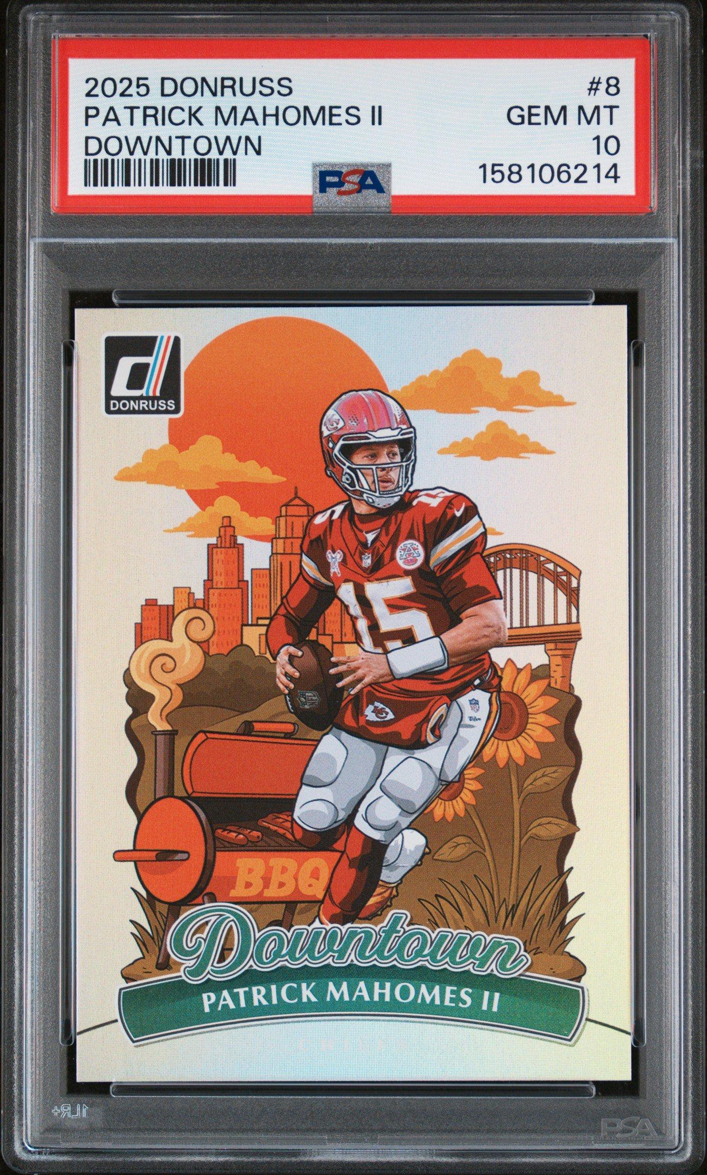 graded patrick mahomes card Psa Mint 9 "Pat" Leaf Limited Edition & Leaf Draft 2 Football Rookie Lot Chiefs 3 Time Super Bowl Champ Quarterback : Collectibles & Fine Art Patrick Mahomes II [Gold] #5