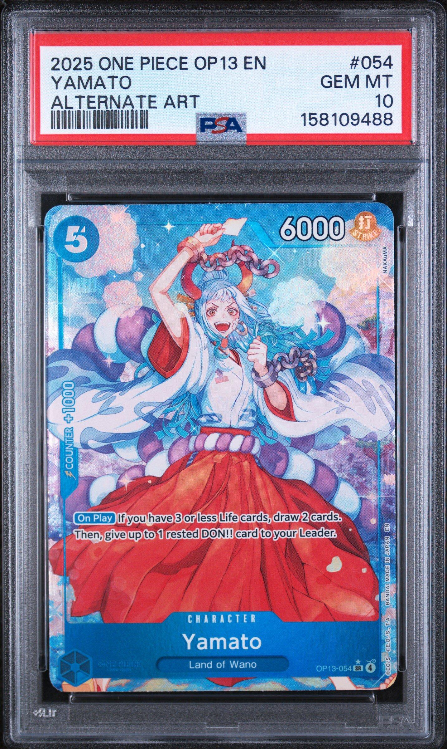 2025 One Piece Op13-carrying On His Will 054 Yamato Alternate Art
