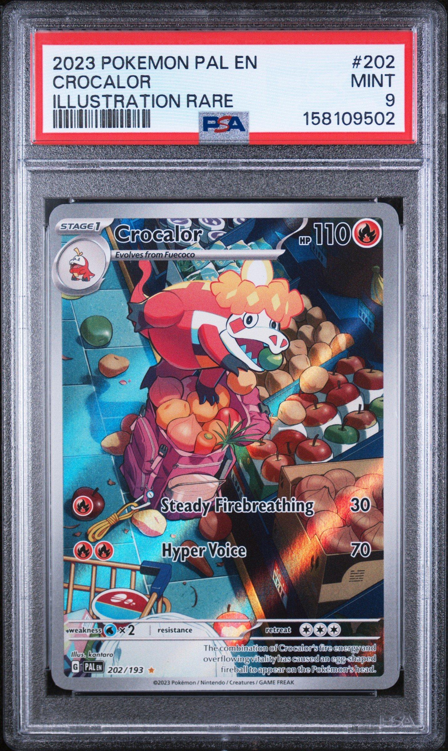 2023 Pokemon Pal En-paldea Evolved 202 Crocalor Illustration Rare
