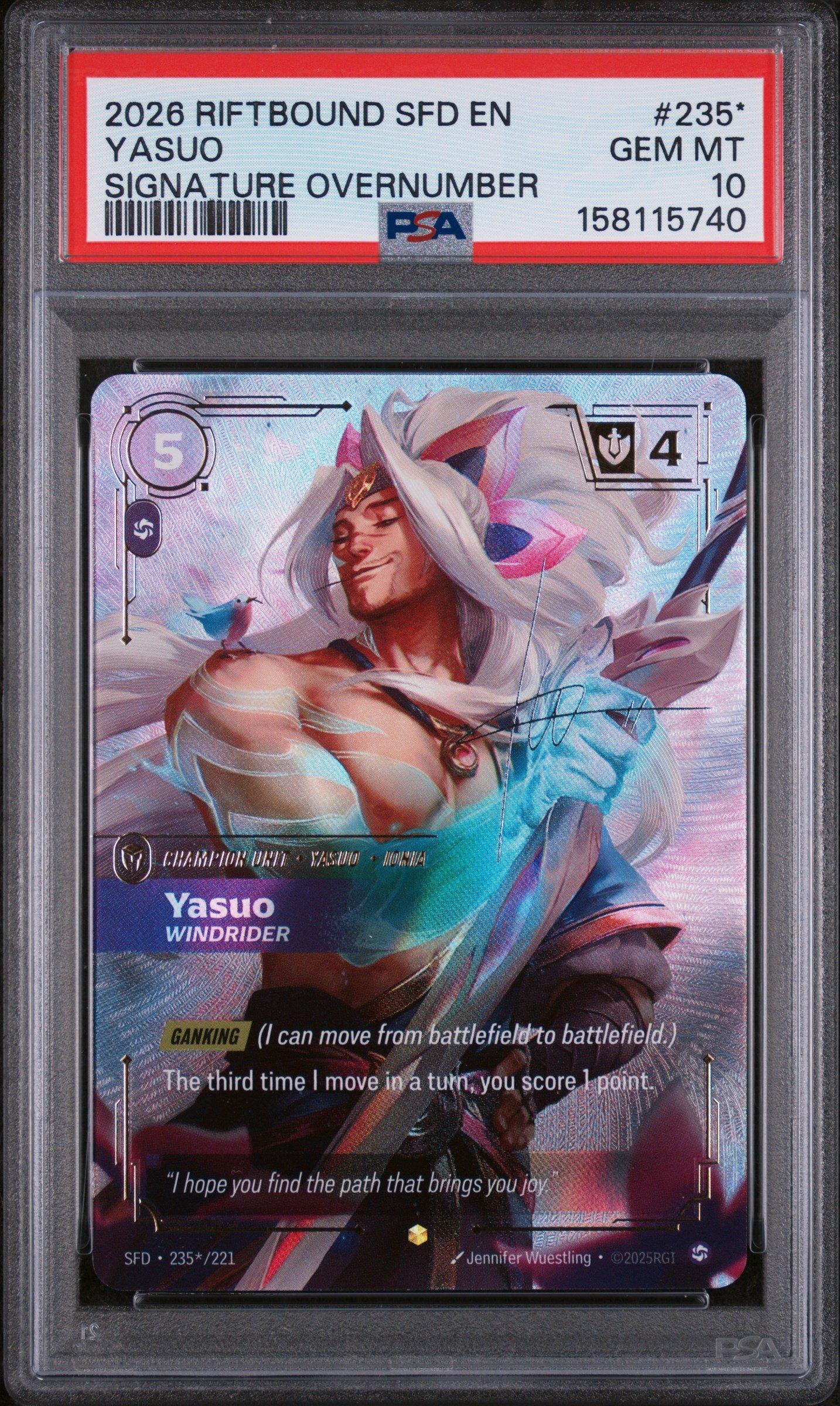 2026 Riftbound: League Of Legends Sfd-spiritforged 235* Yasuo
