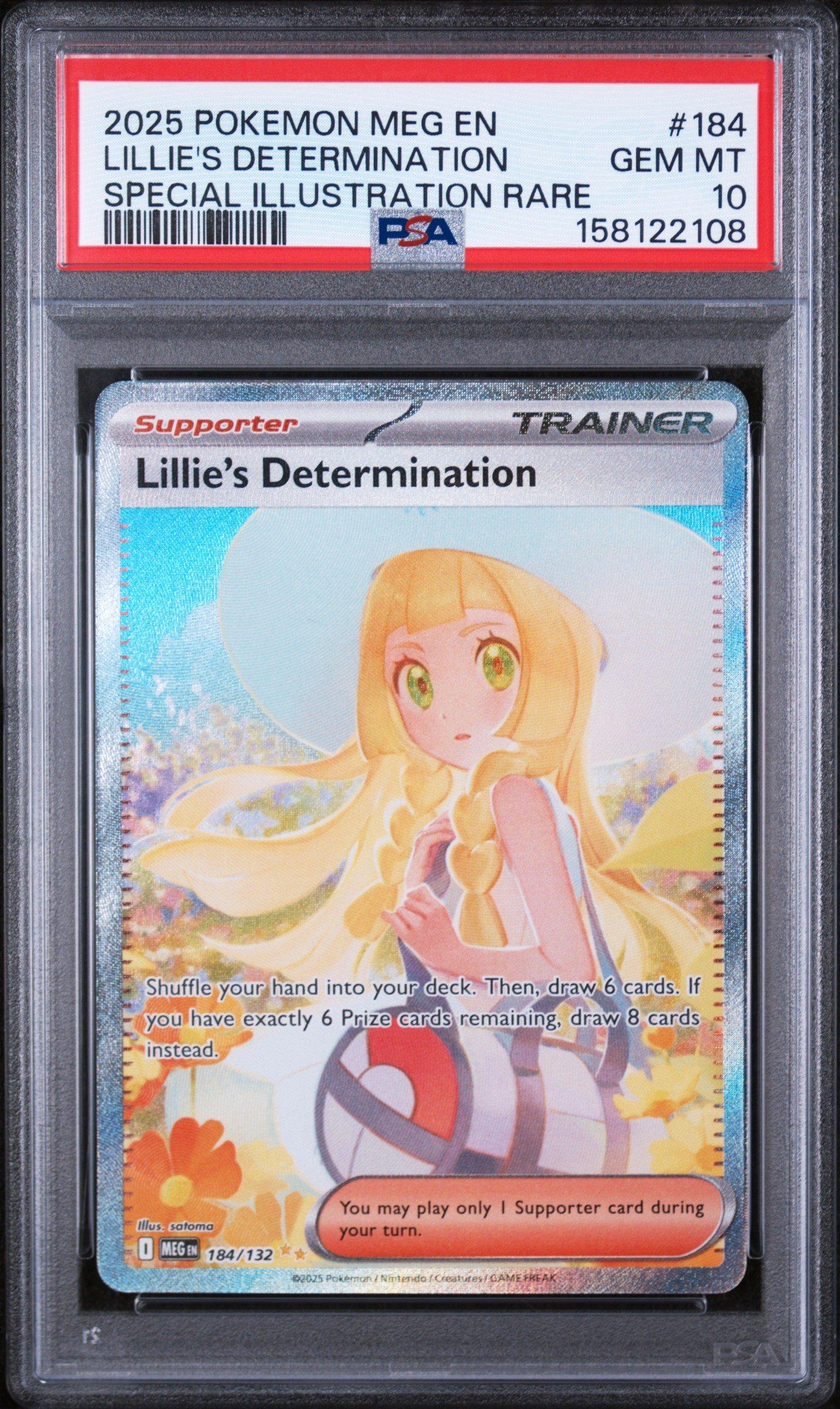 2025 ポケモンカード Lillie's Determination #091 2025 Pokemon Meg En-mega Evolution 184 Lillie's Determination