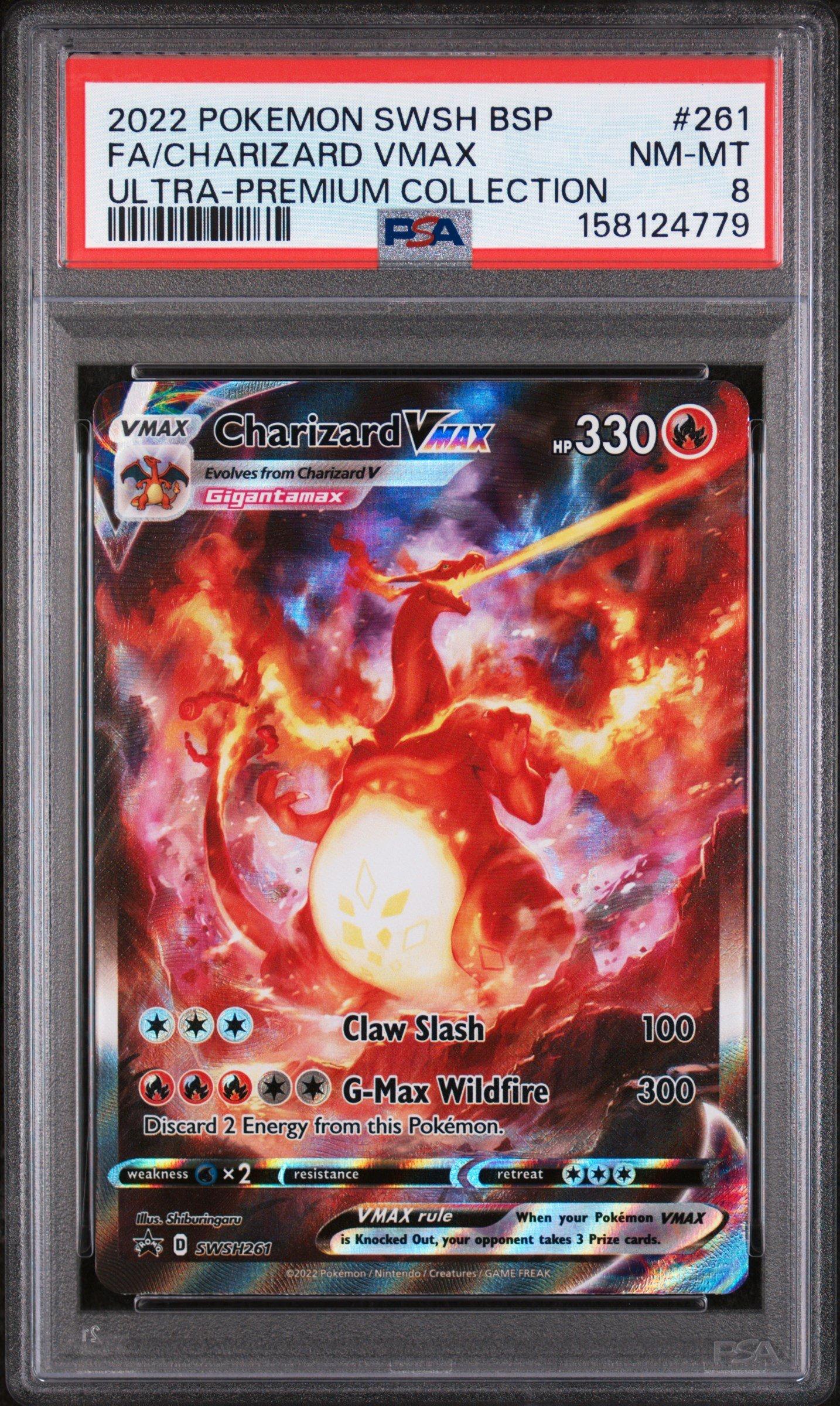 2022 Pokemon Swsh Black Star Promo 261 Full Art/charizard Vmax