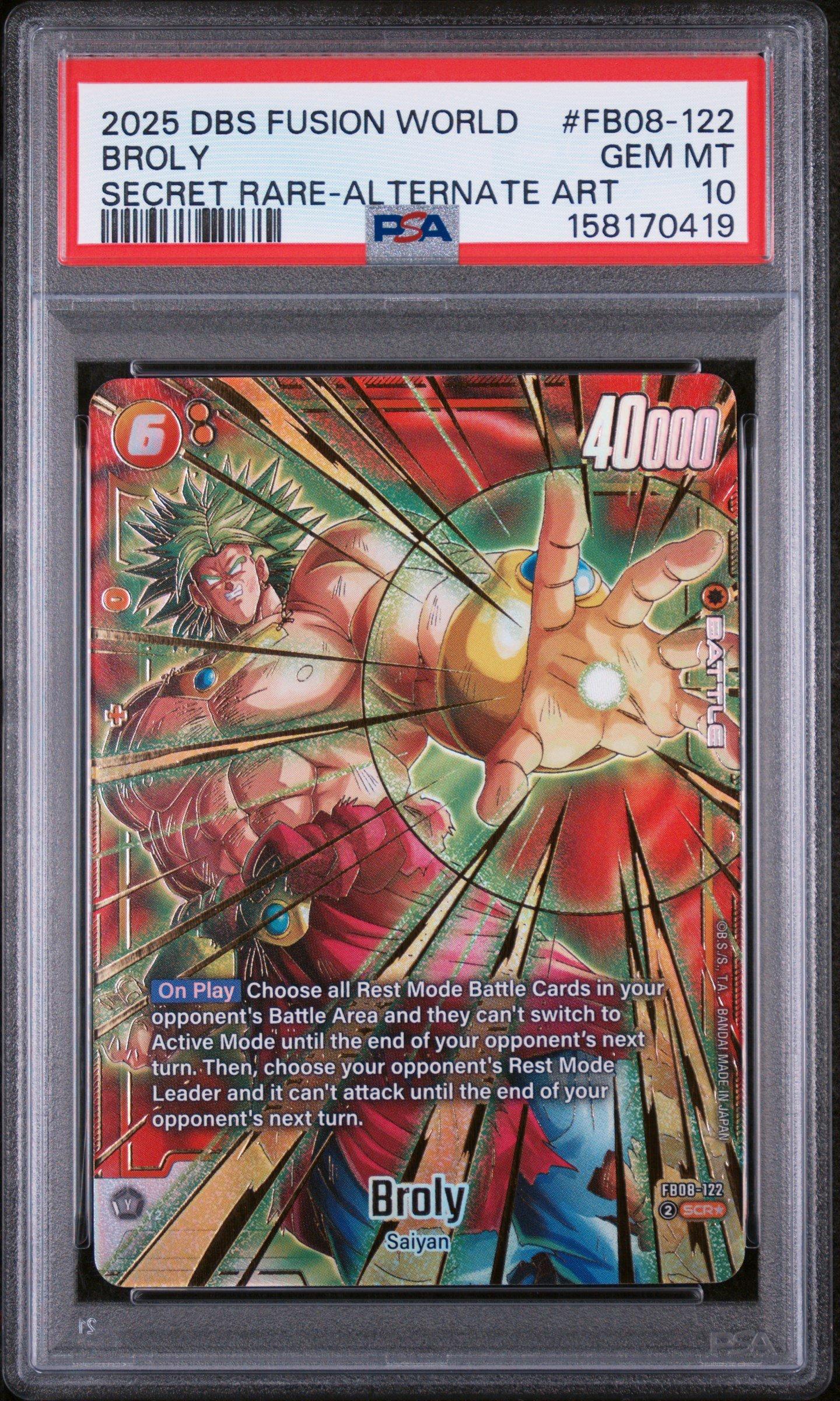 2025 Dragon Ball Super Card Game Fusion World Saiyan's Pride Fb08