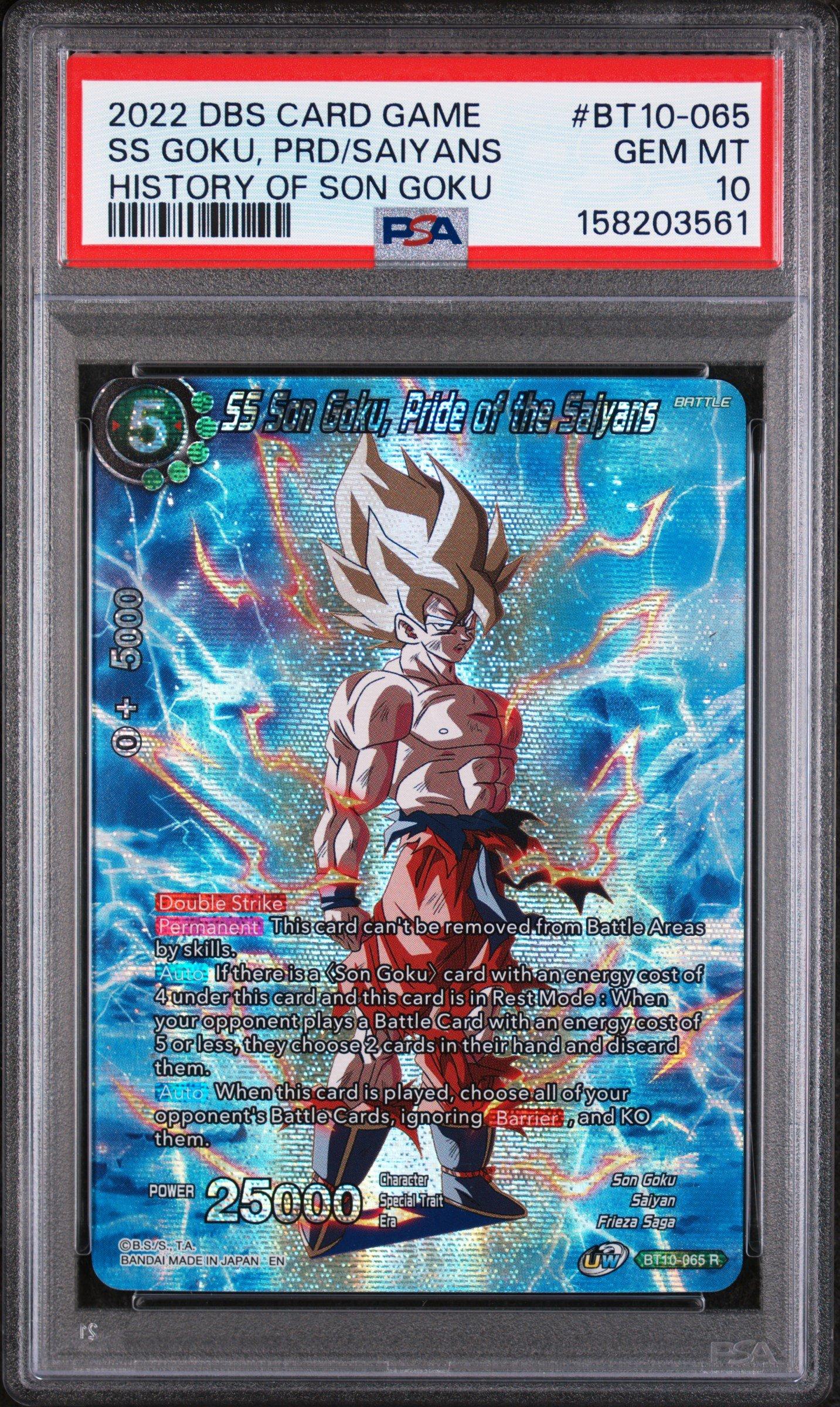 2022 Dragon Ball Super Card Game Theme Selection History Of Son