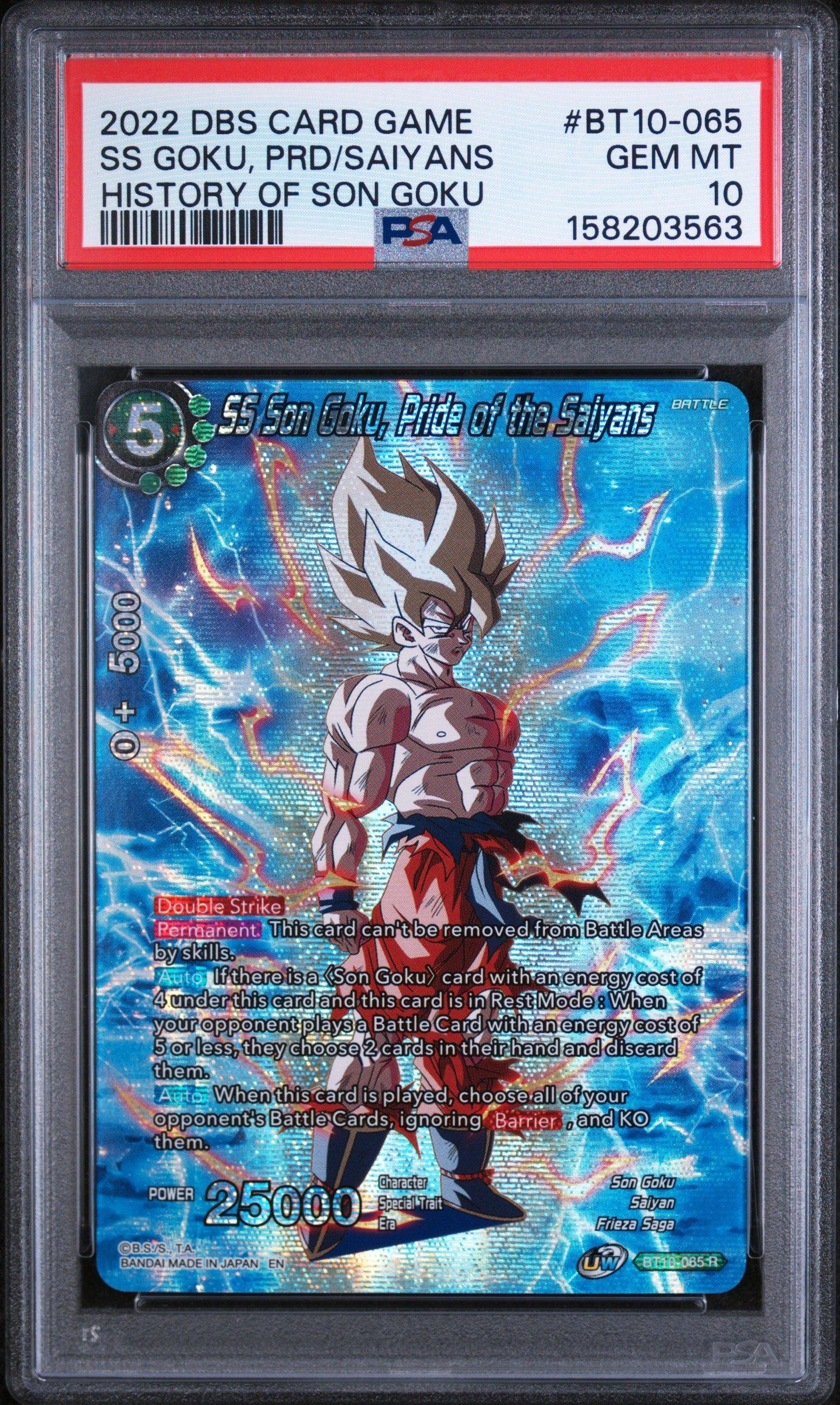 2022 Dragon Ball Super Card Game Theme Selection History Of Son
