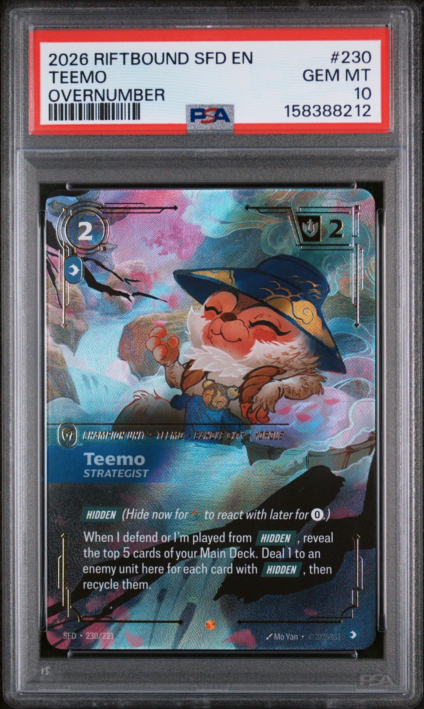 teemo card riftbound Playmat (Borderless) Strategist (Signature) Champion Unit Riftbound: League of Legends -