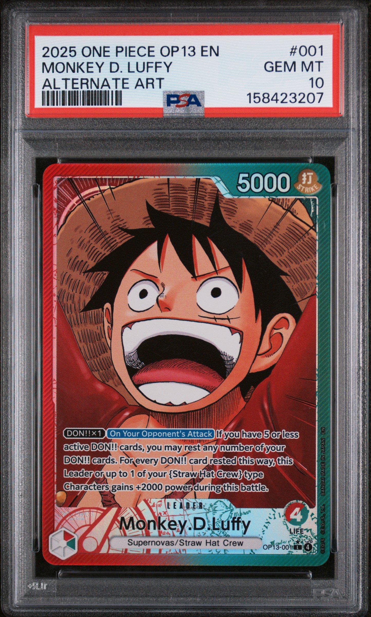 2025 One Piece Op13-carrying On His Will 001 Monkey D. Luffy